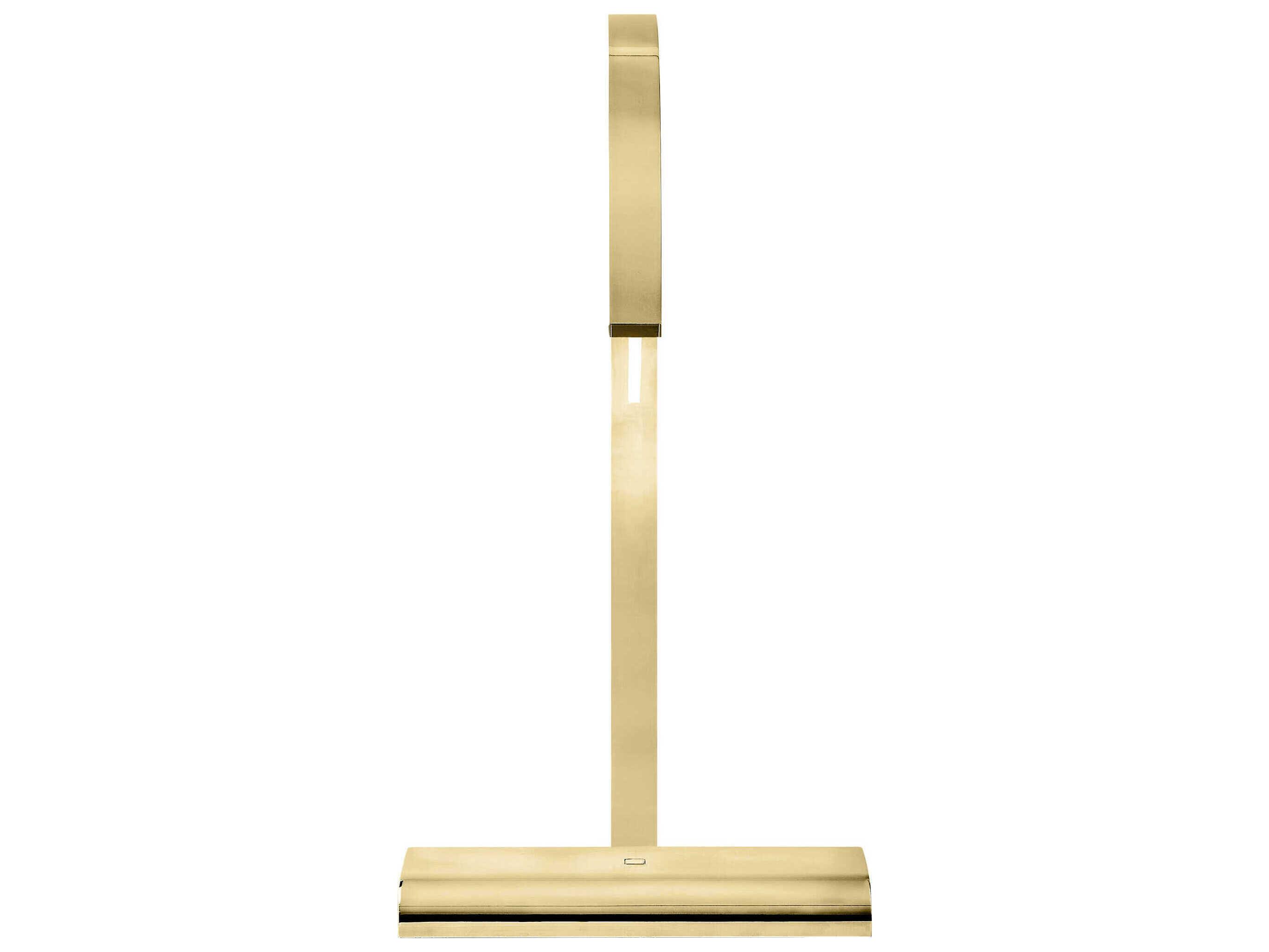 Visual Comfort Modern Karla Natural Brass Table Lamp