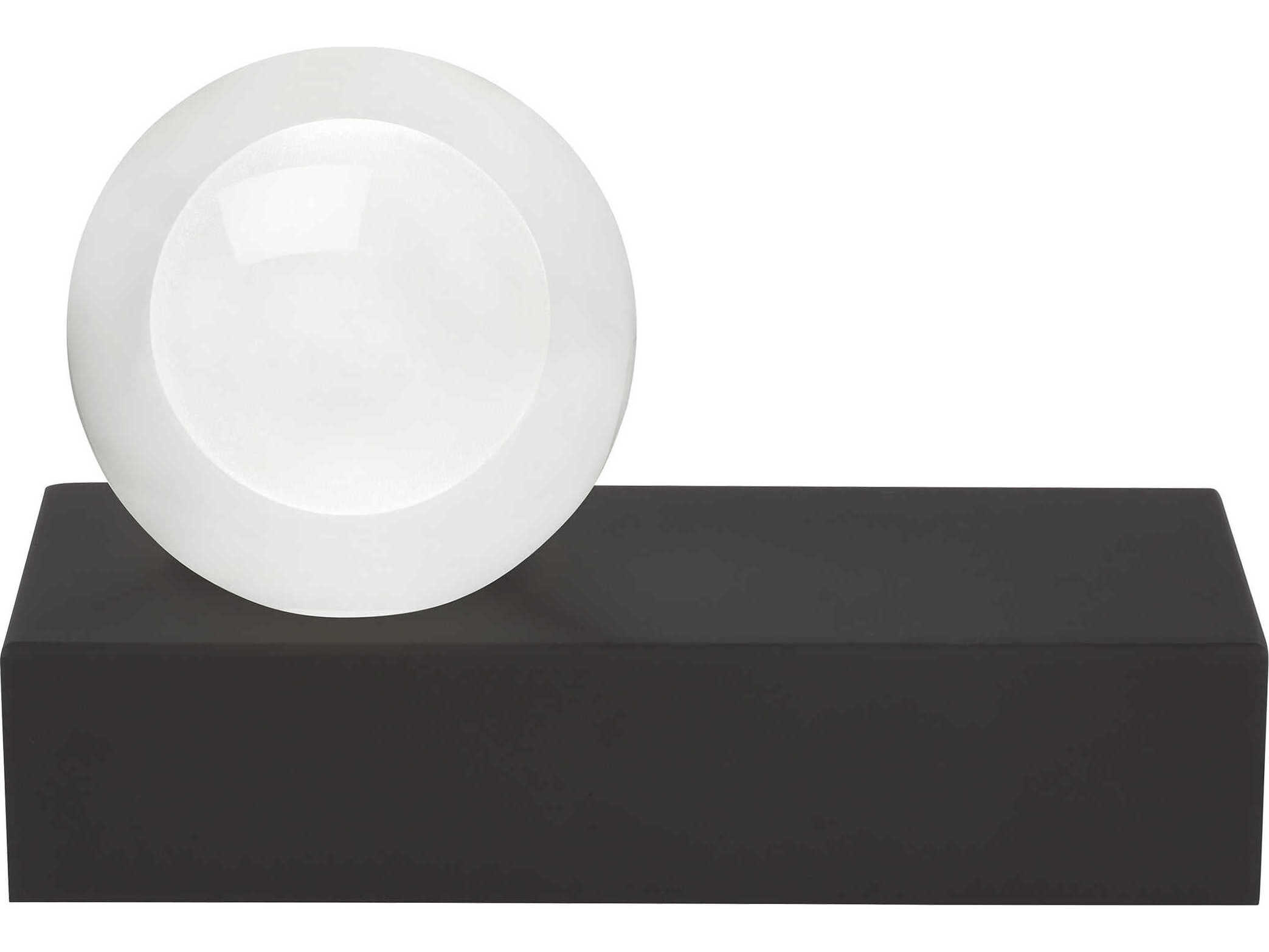 Visual Comfort Modern Mina Nightshade Black Table Lamp