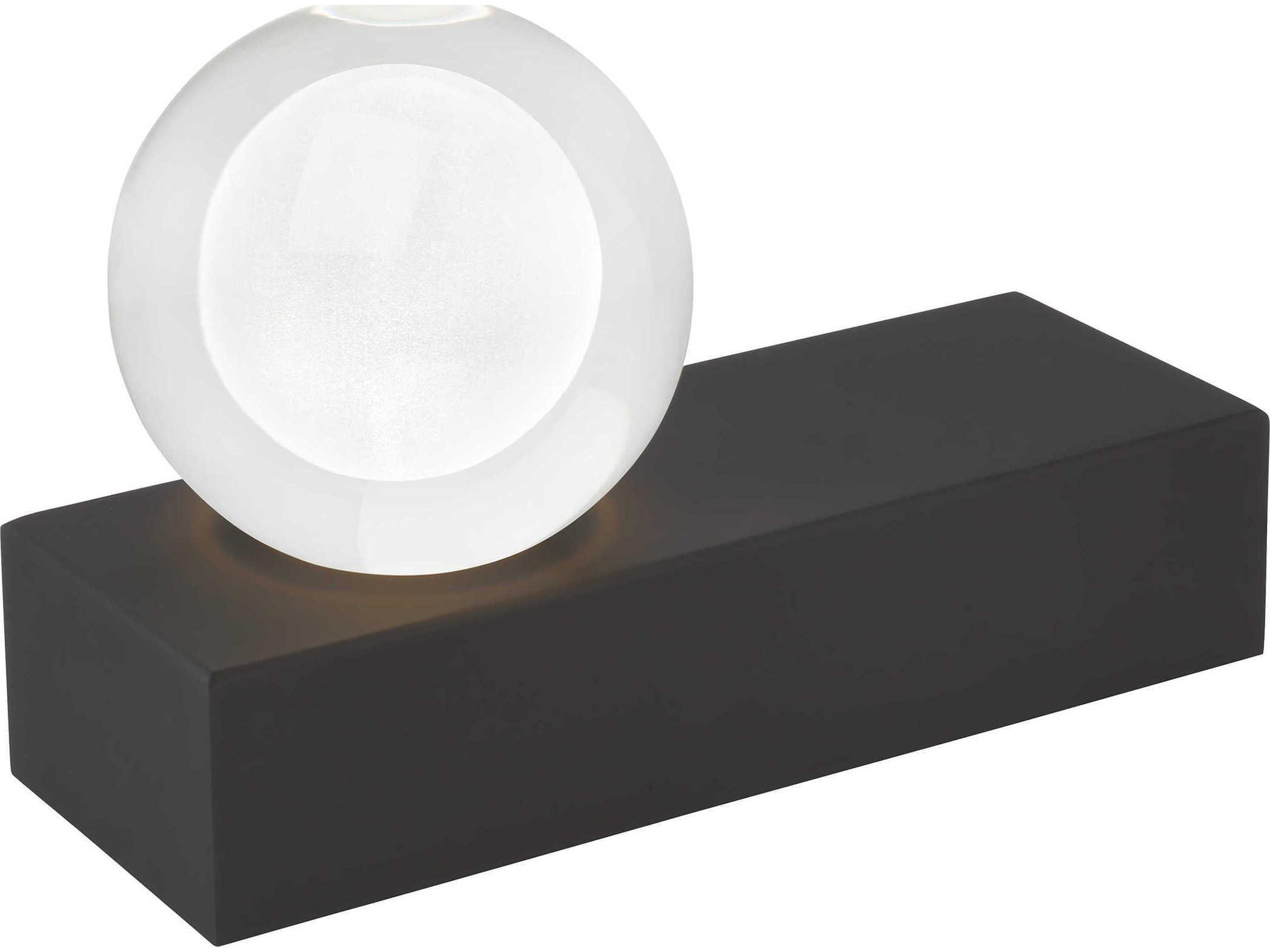 Visual Comfort Modern Mina Nightshade Black Table Lamp