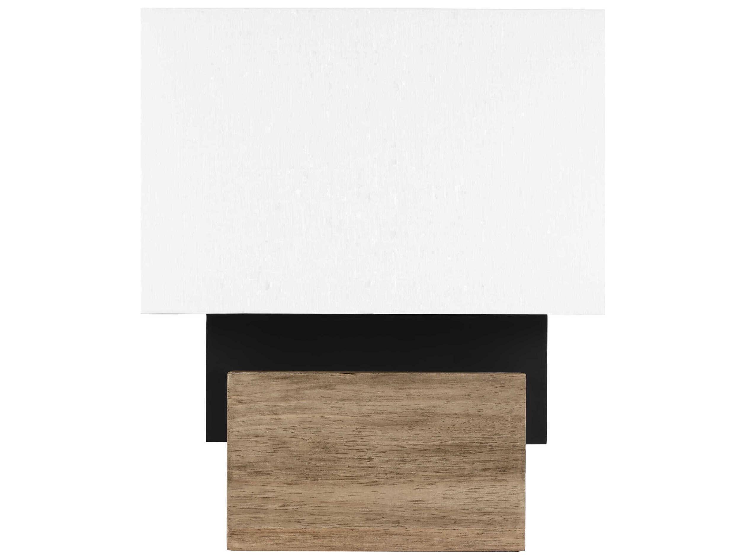 Visual Comfort Modern Slab Nightshade Black Table Lamp