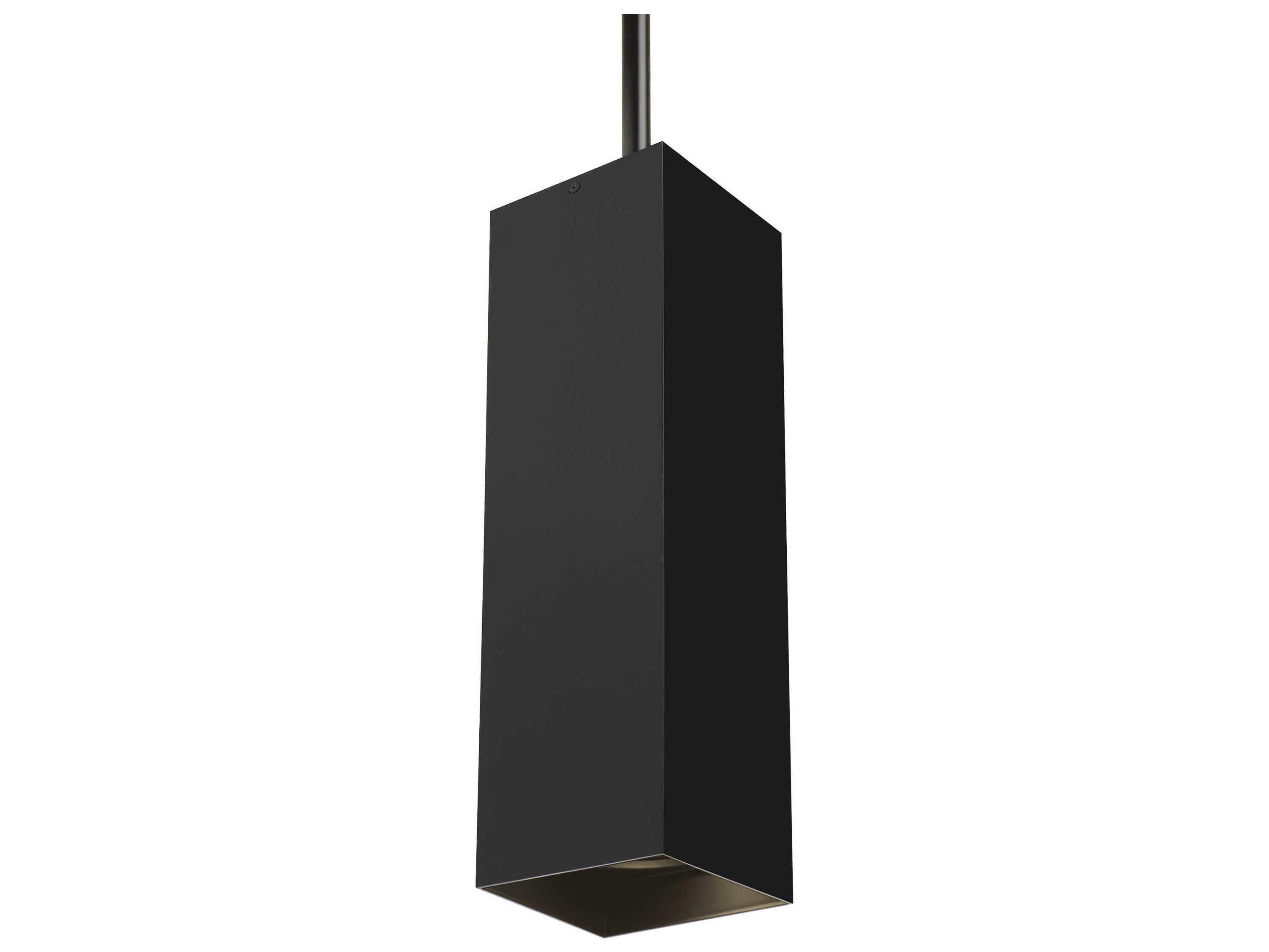 Visual Comfort Modern Exo 1-Light Matte Black Mini Pendant
