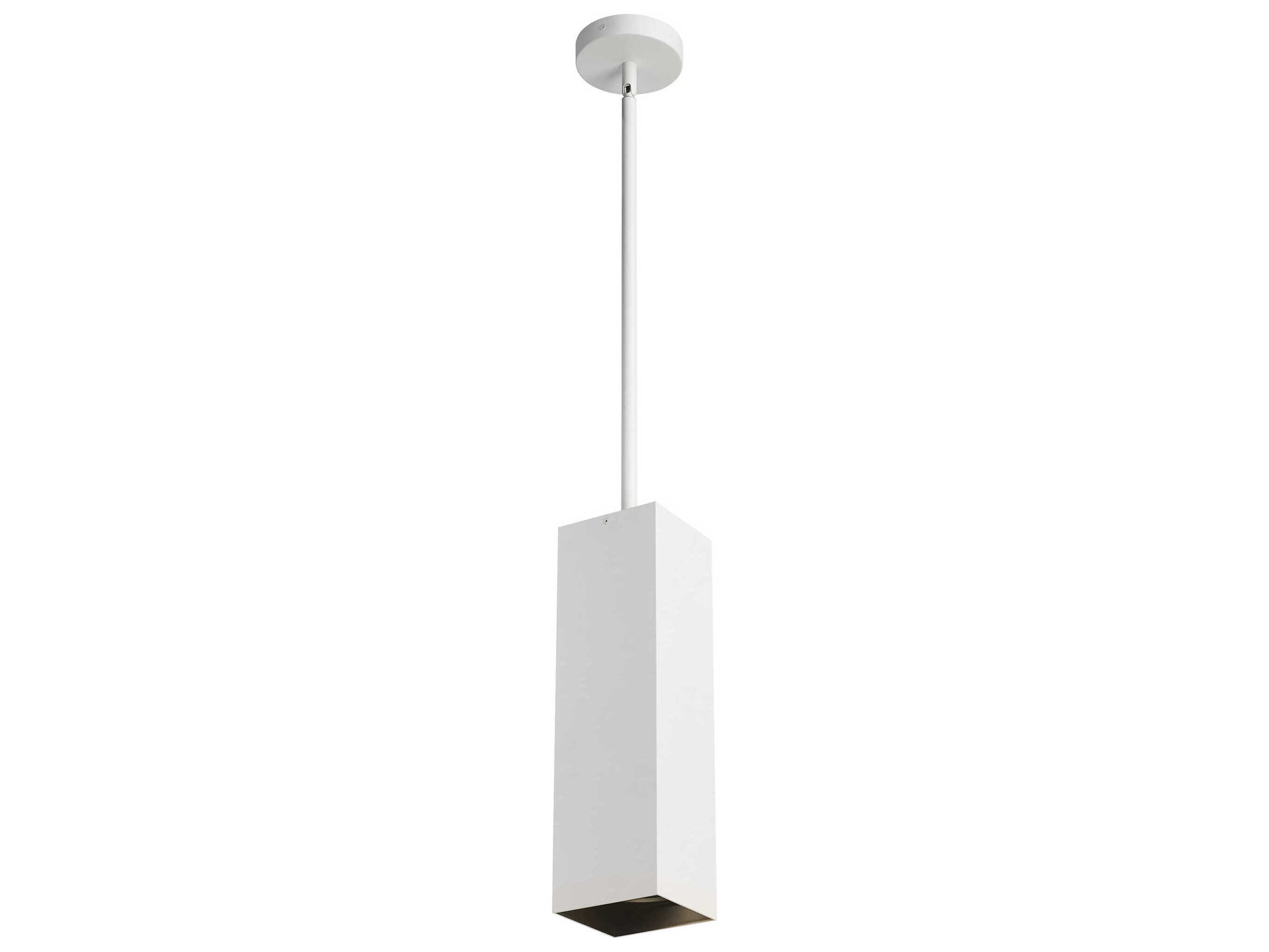 Visual Comfort Modern Exo 1-Light Matte White Black Mini Pendant