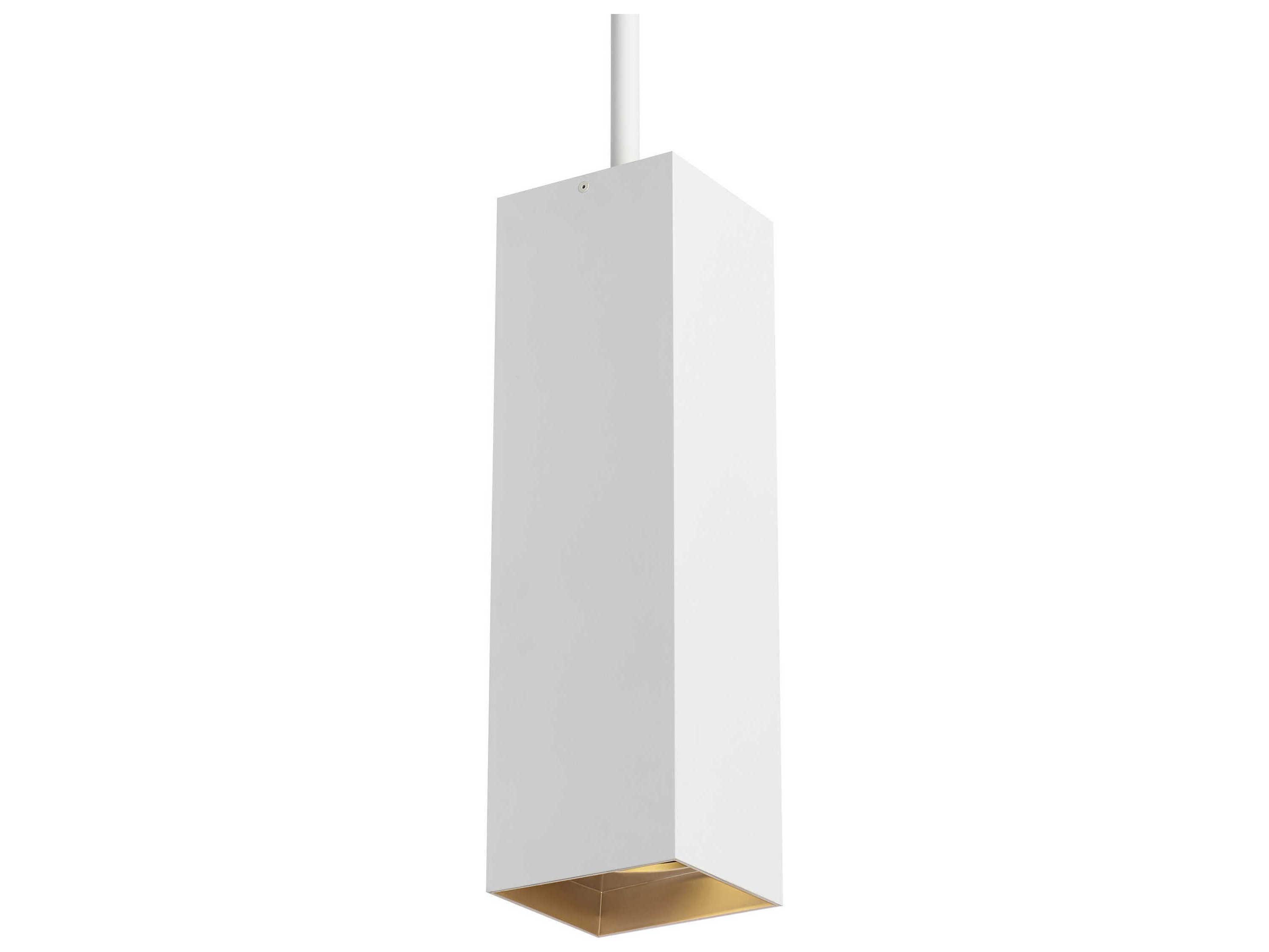 Visual Comfort Modern Exo 1-Light Matte White Gold Haze Mini Pendant