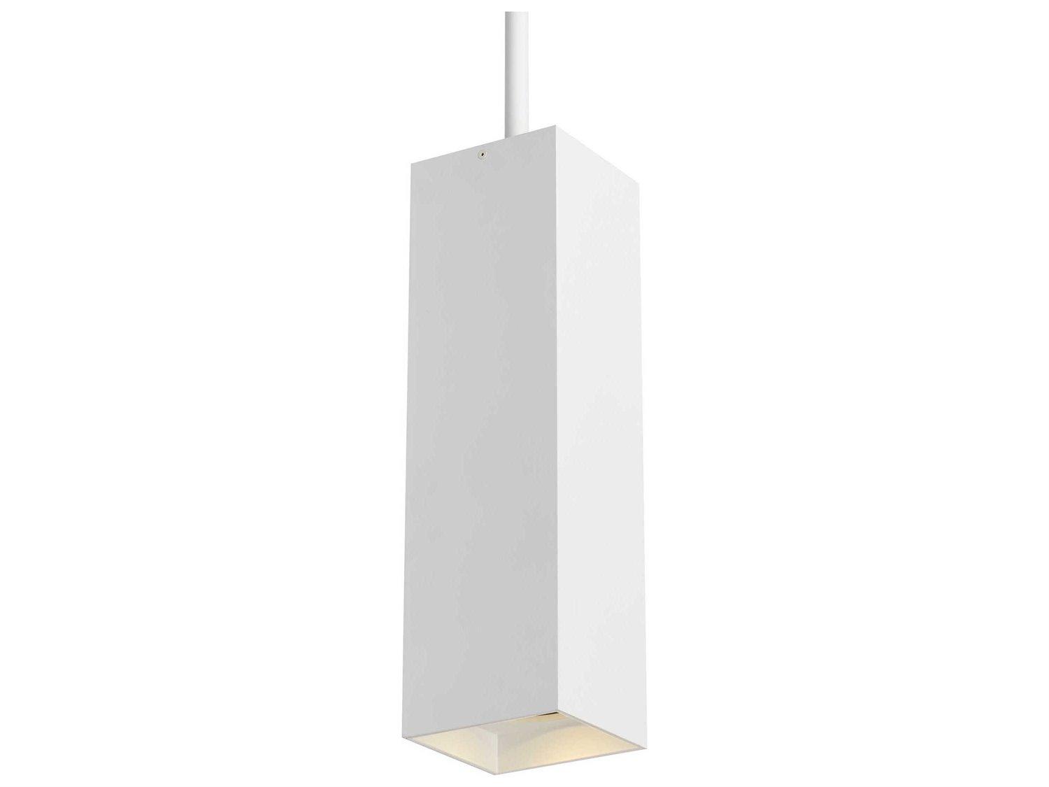 Visual Comfort Modern Exo 1-Light Matte White Mini Pendant