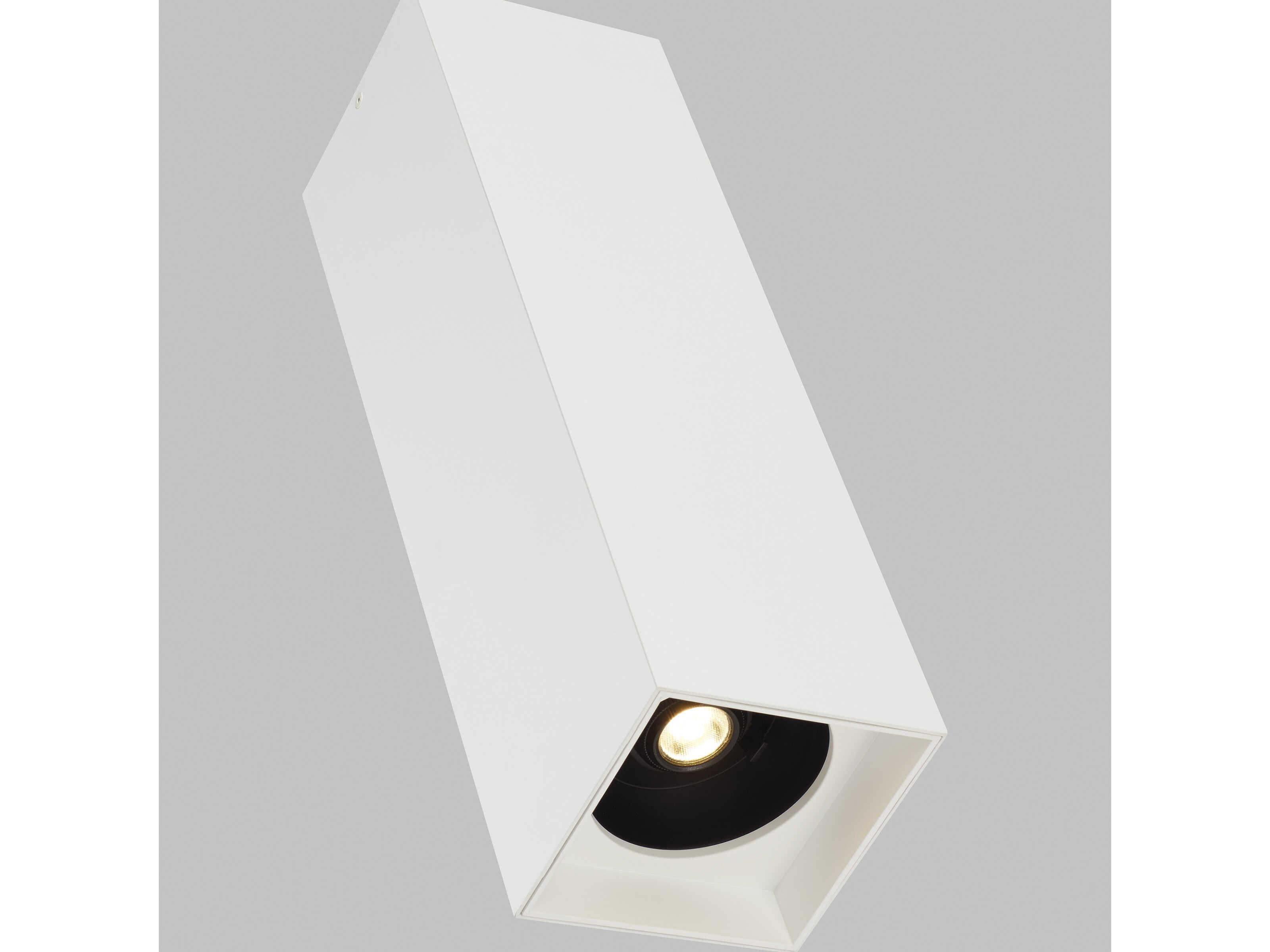 Visual Comfort Modern Exo 1-Light Matte White Mini Pendant