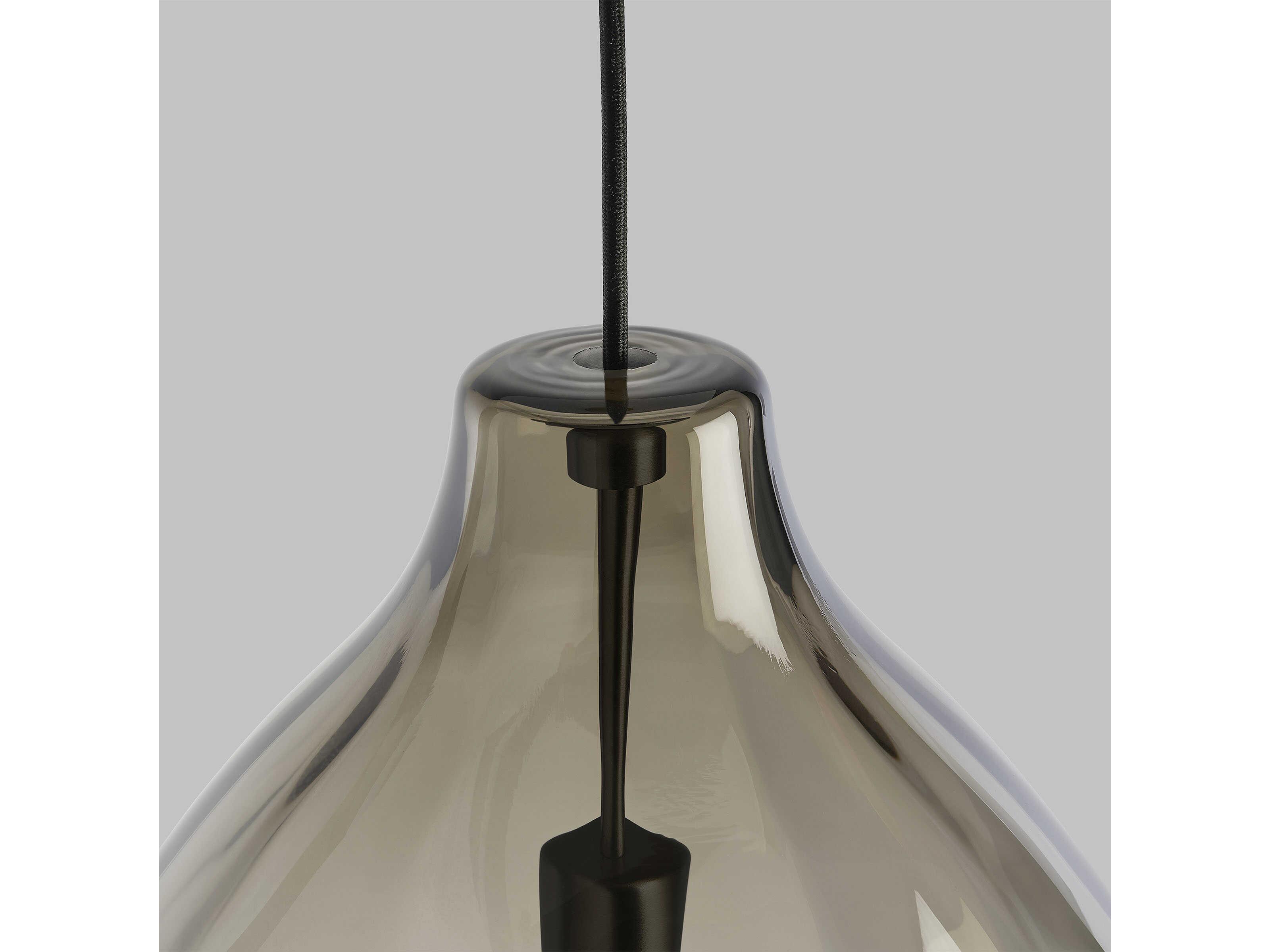 Visual Comfort Modern Harper 1-Light Black Pendant