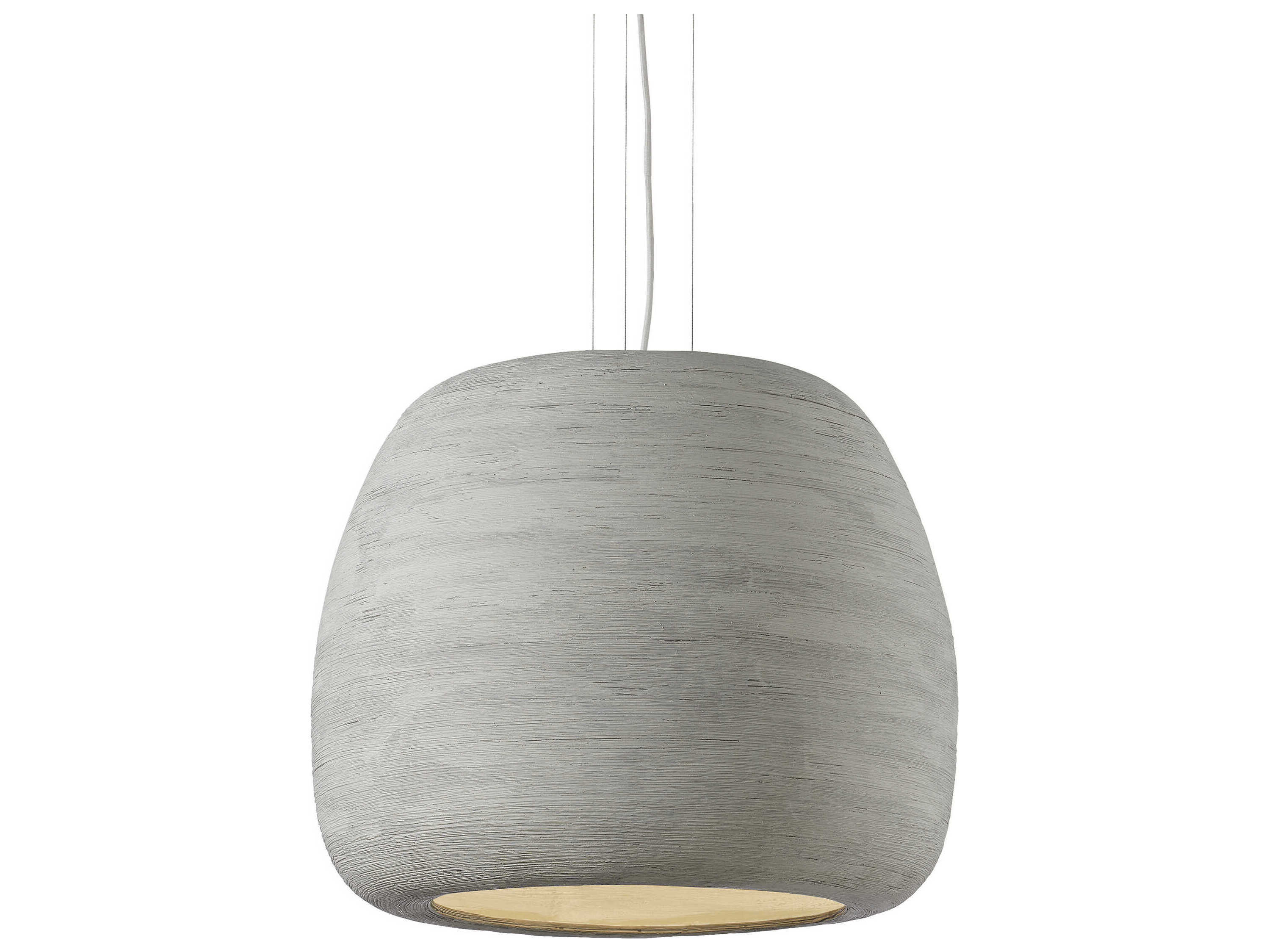 Visual Comfort Modern Karam 1-Light Gray Pendant