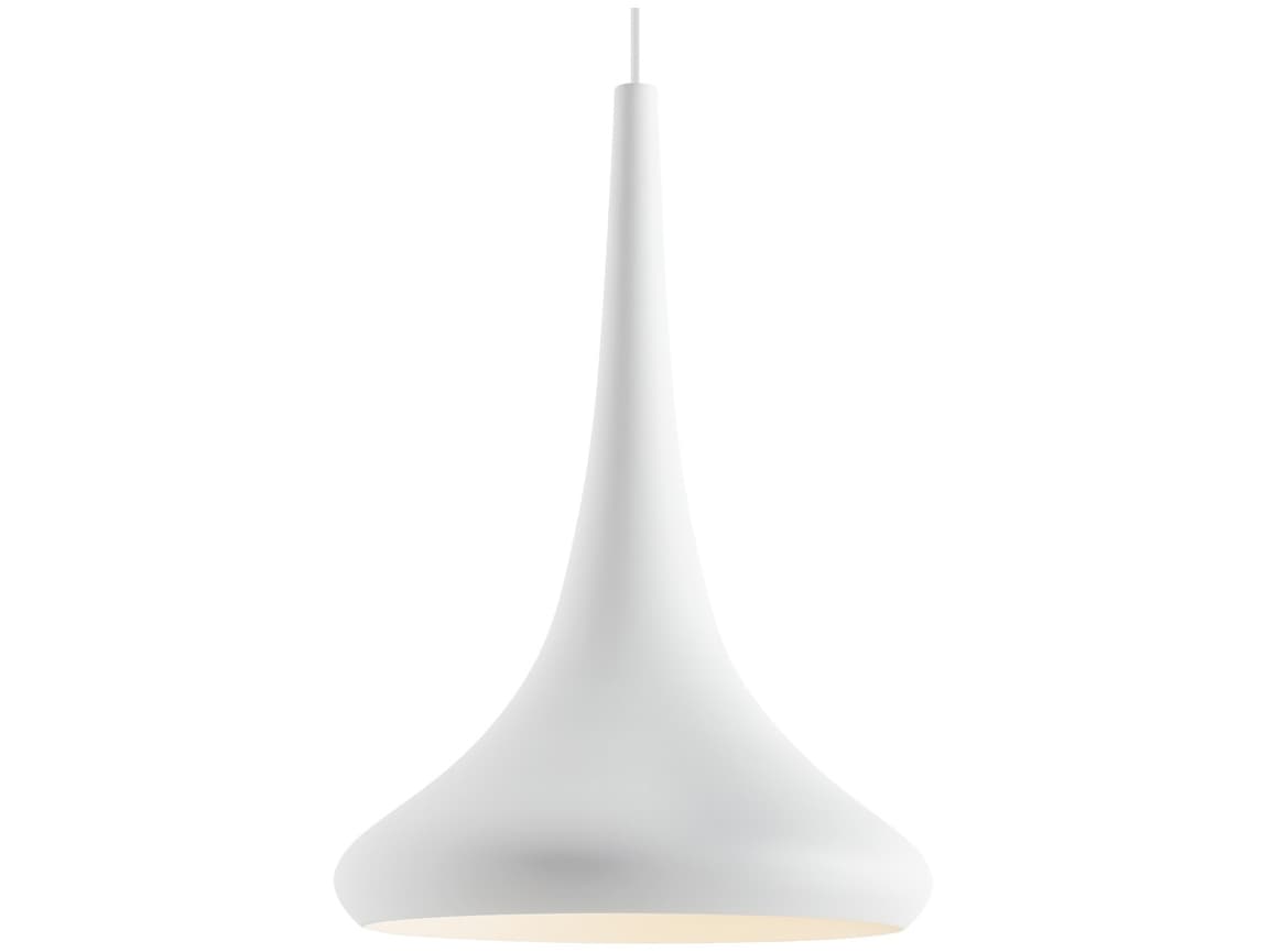 Visual Comfort Modern Noema 1-Light Matte White Mini Pendant