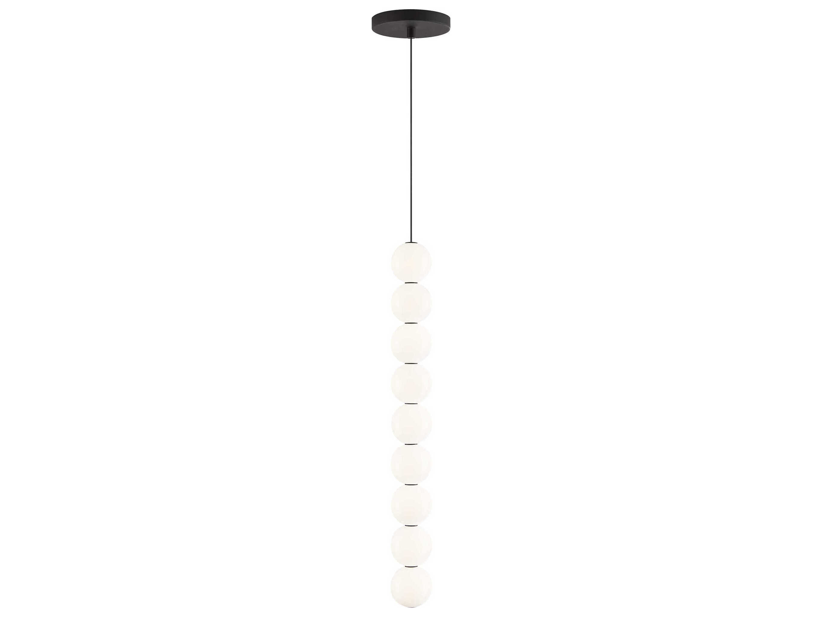 Visual Comfort Modern Orbet 9-Light Nightshade Black Mini Pendant