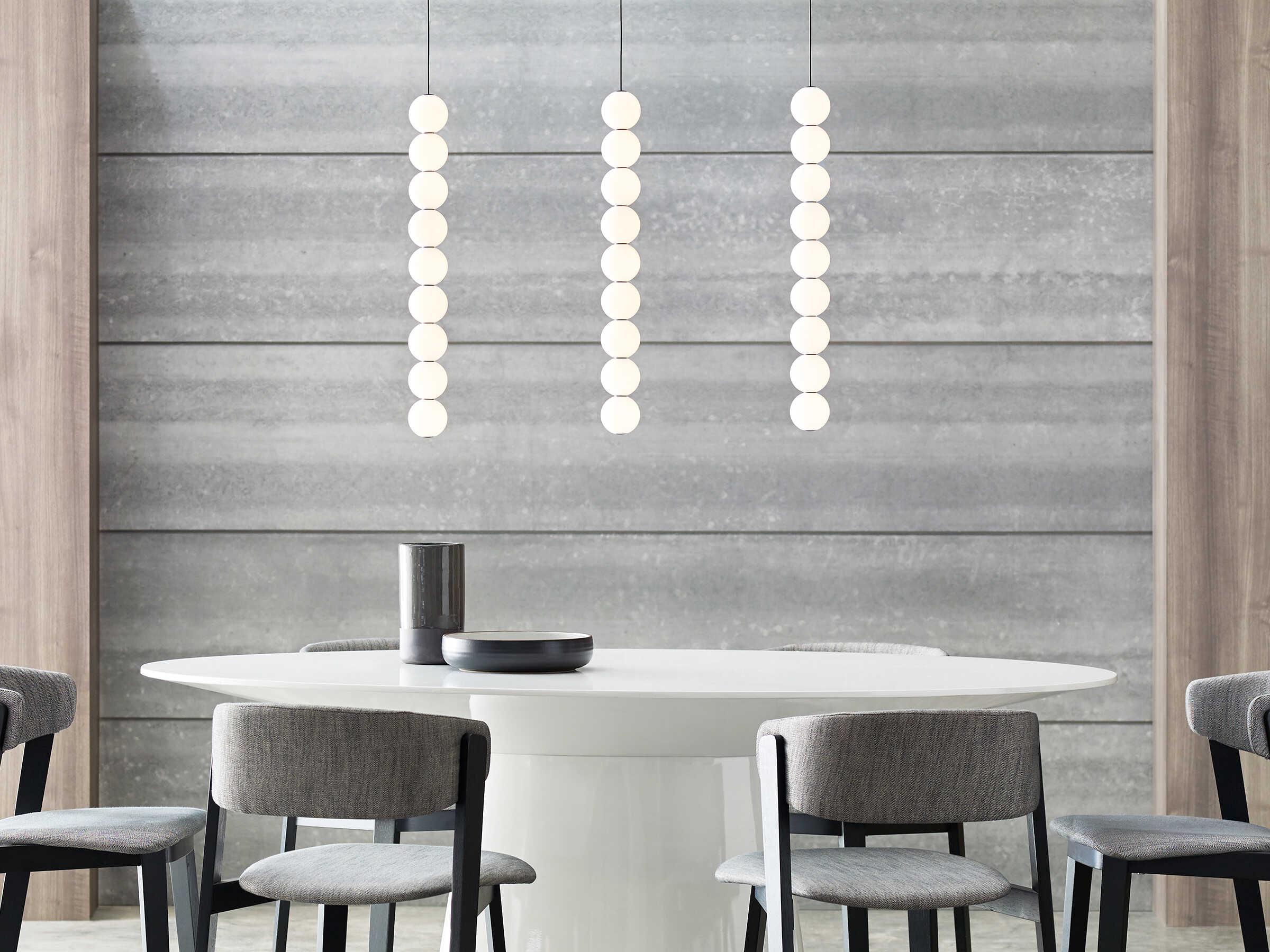 Visual Comfort Modern Orbet 9-Light Nightshade Black Mini Pendant