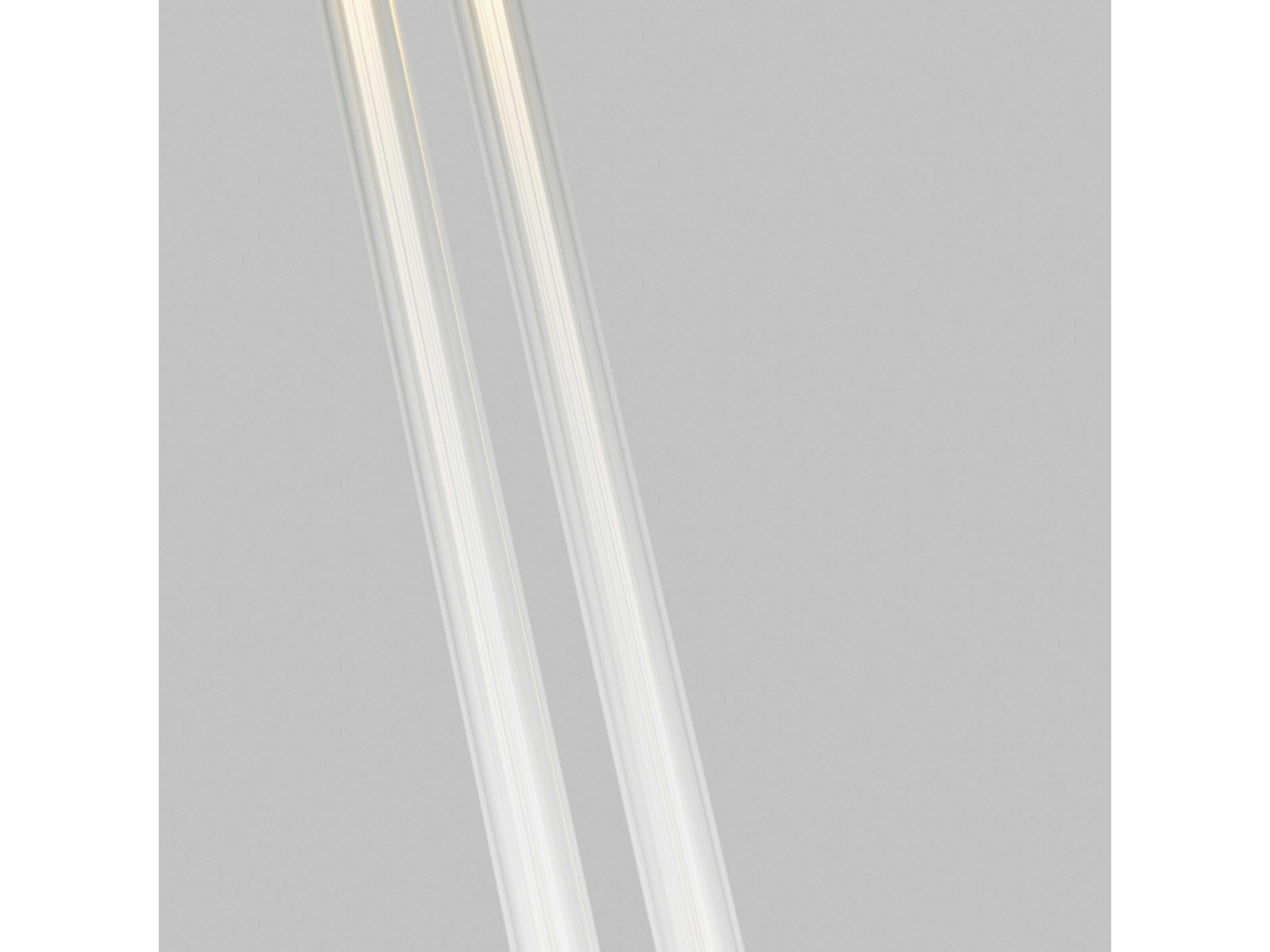 Visual Comfort Modern Phobos 2-Light Natural Brass Cylinder Linear Mini Pendant