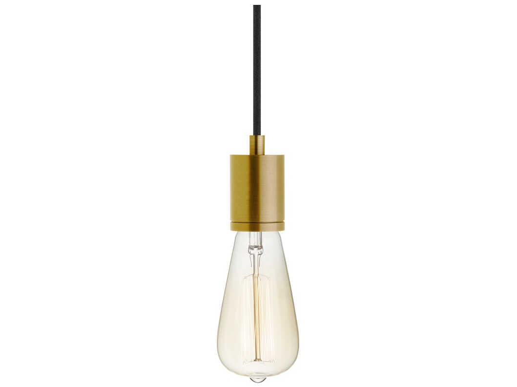 Visual Comfort Modern Soco 1-Light Hand Rubbed Antique Brass Mini Pendant