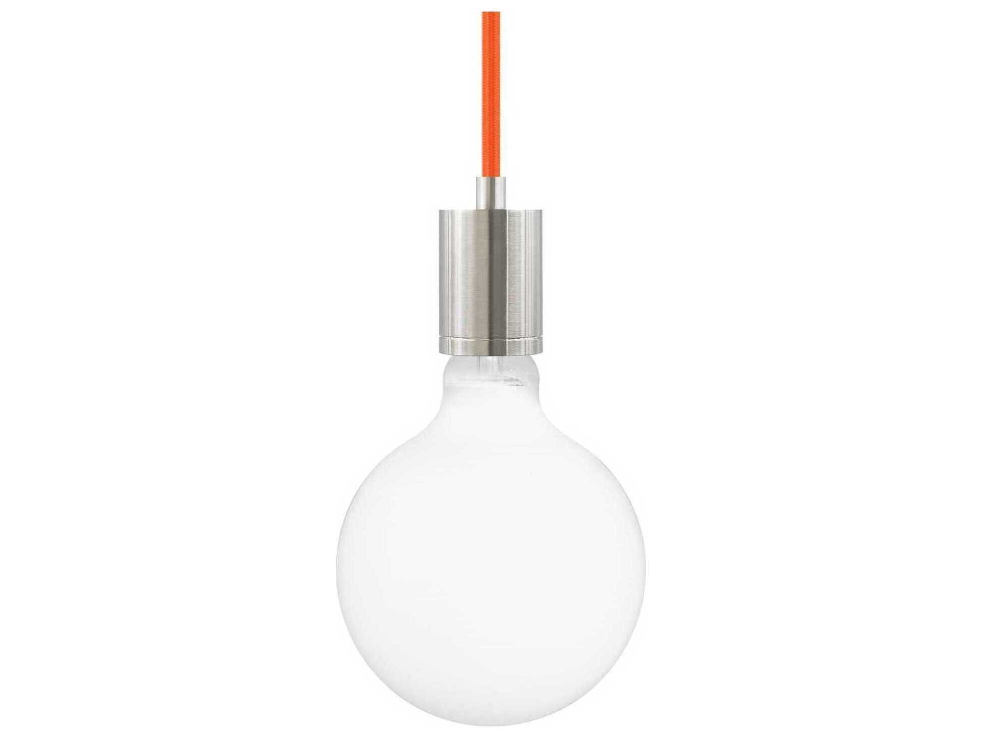 Visual Comfort Modern Soco 1-Light Satin Nickel Mini Pendant