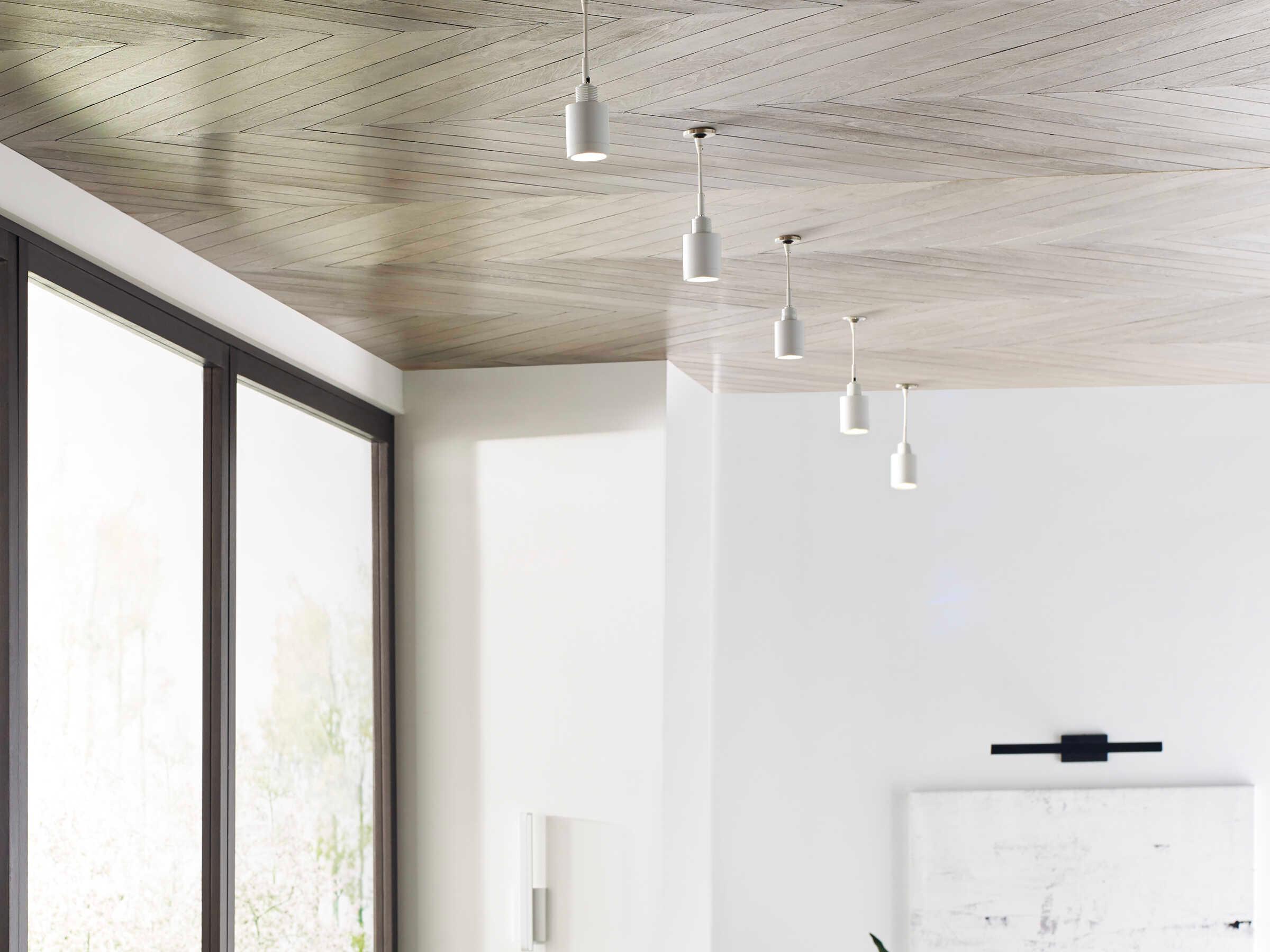 Visual Comfort Modern Tellium 1-Light White Cylinder Spot Light