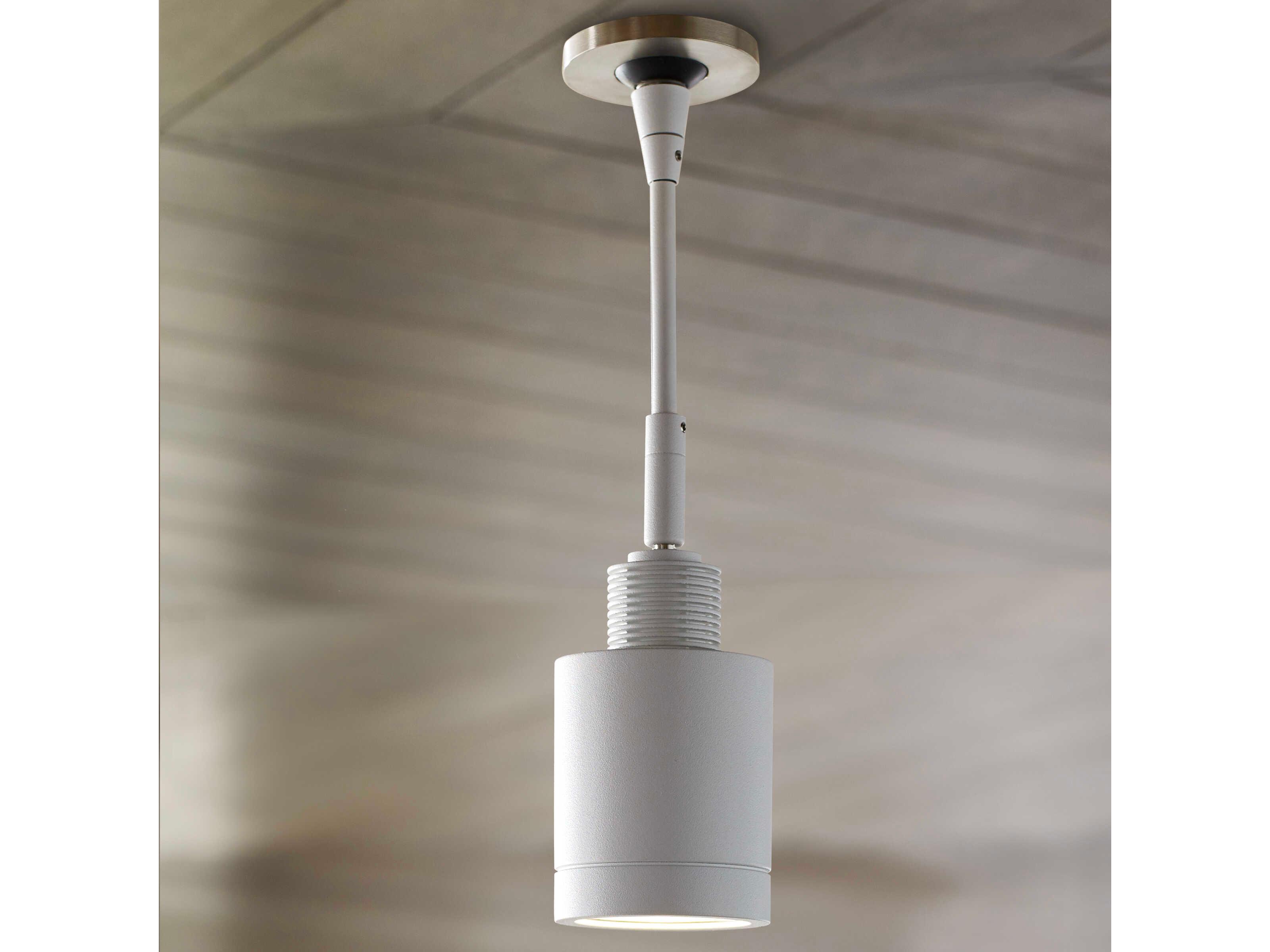 Visual Comfort Modern Tellium 1-Light White Cylinder Spot Light