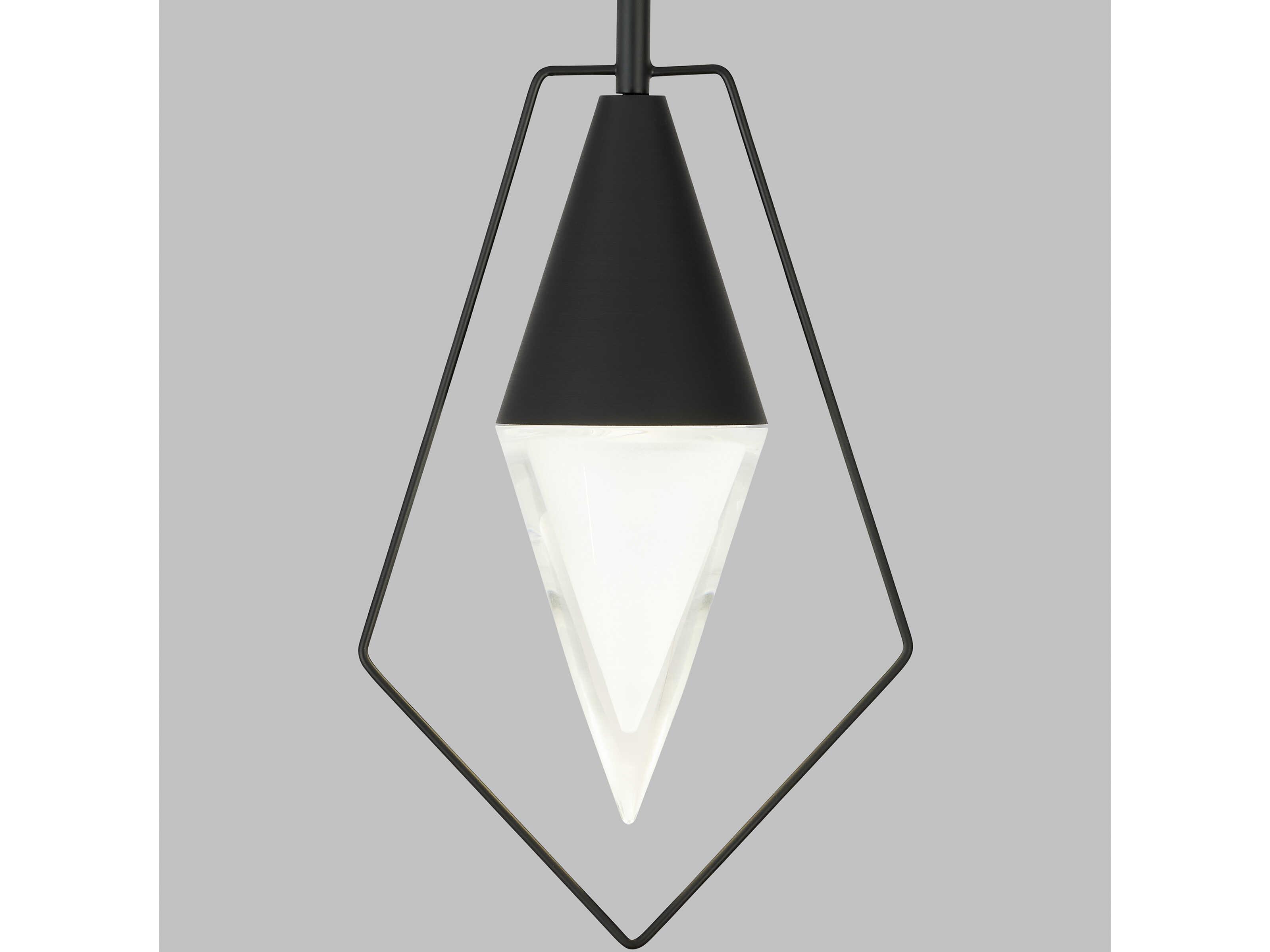 Visual Comfort Modern Trellis Nightshade Black Pentagon Accessory