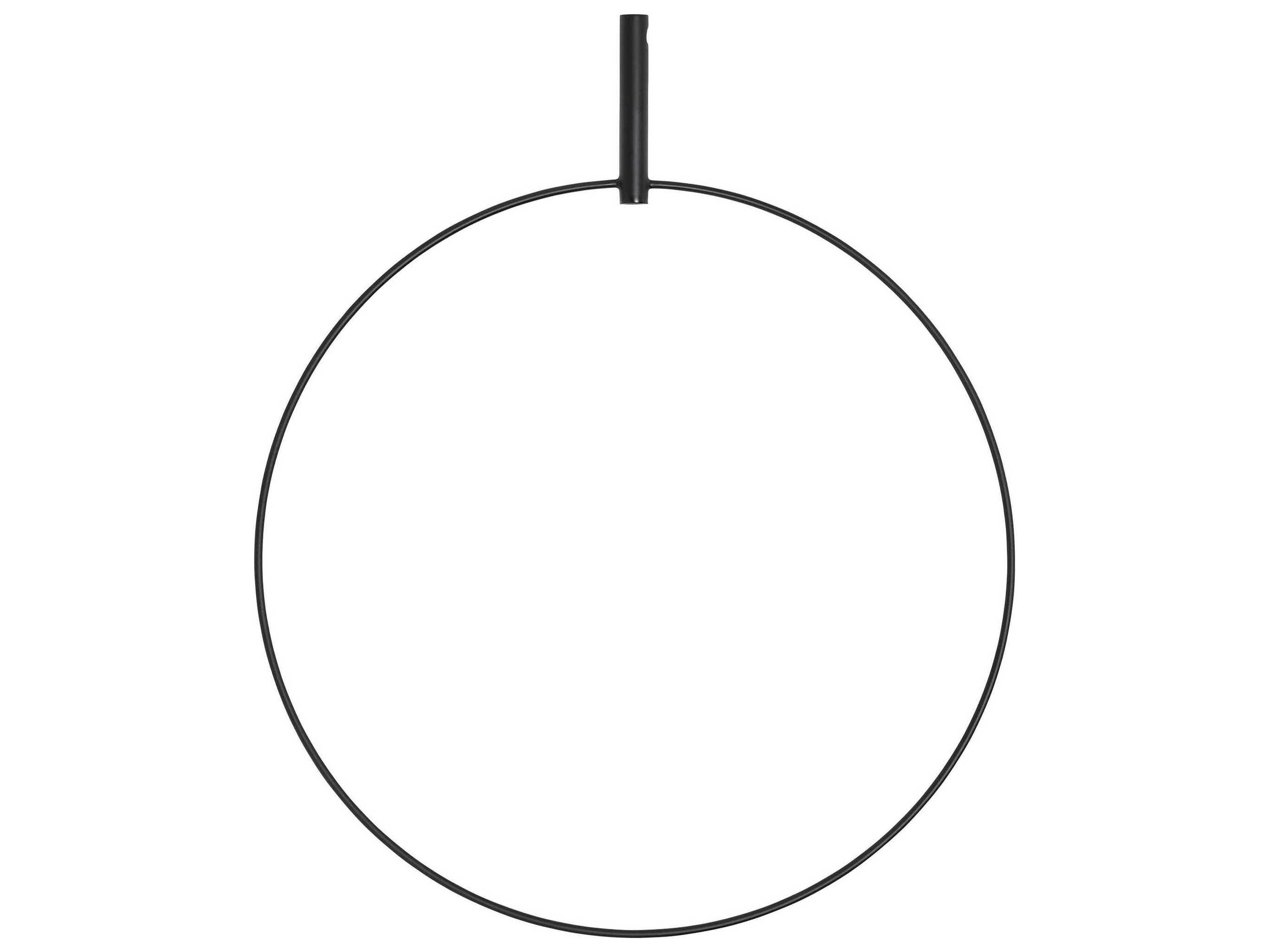 Visual Comfort Modern Trellis Nightshade Black Round Accessory