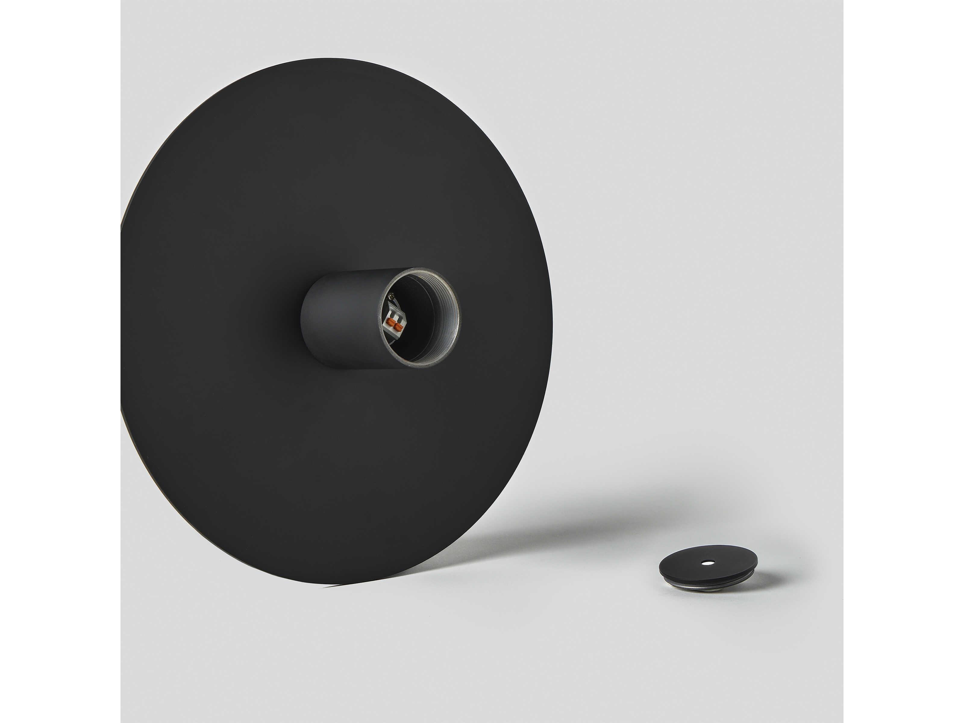 Visual Comfort Modern Eaves 1-Light Nightshade Black Mini Pendant