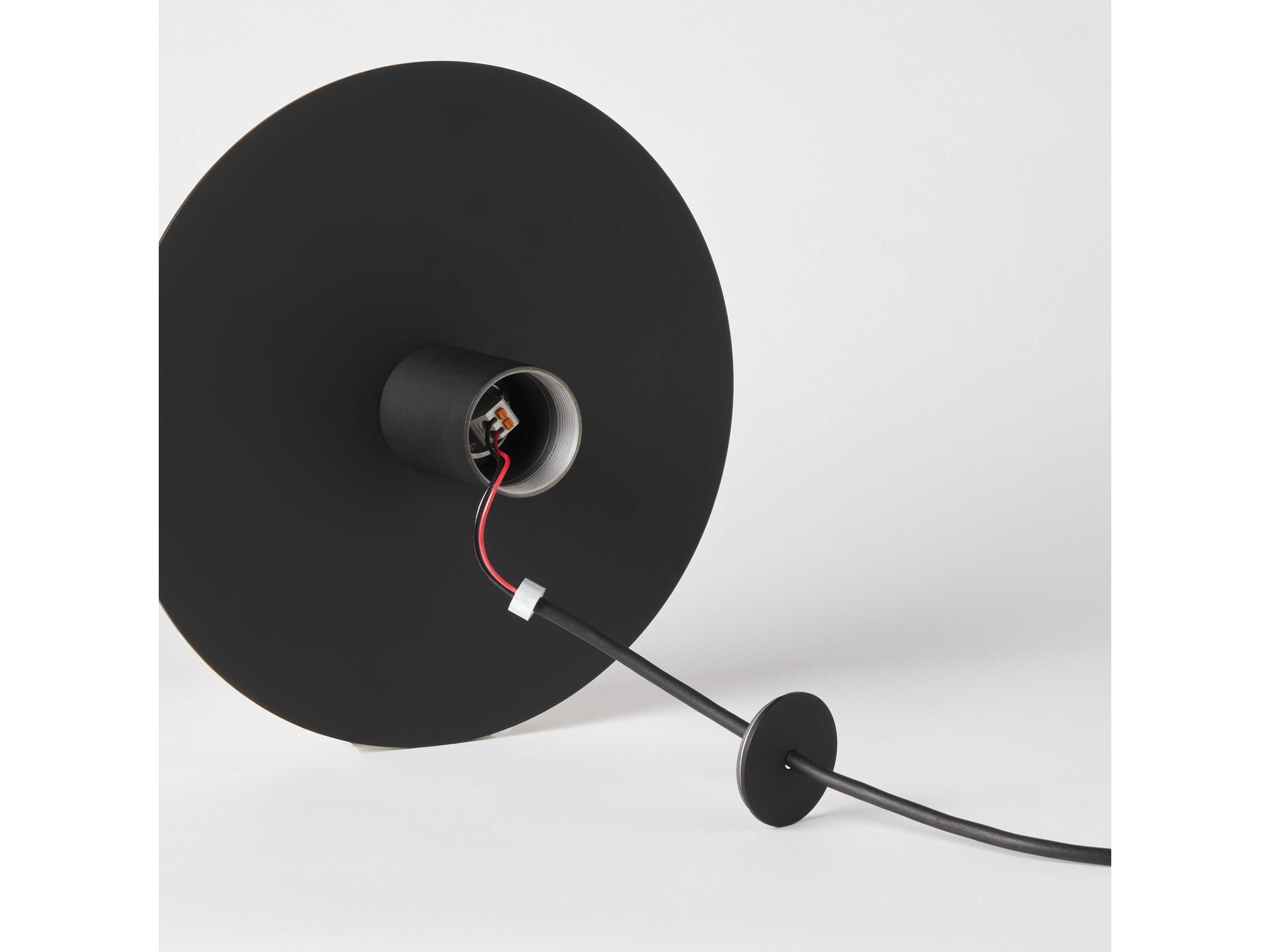 Visual Comfort Modern Eaves 1-Light Nightshade Black Mini Pendant