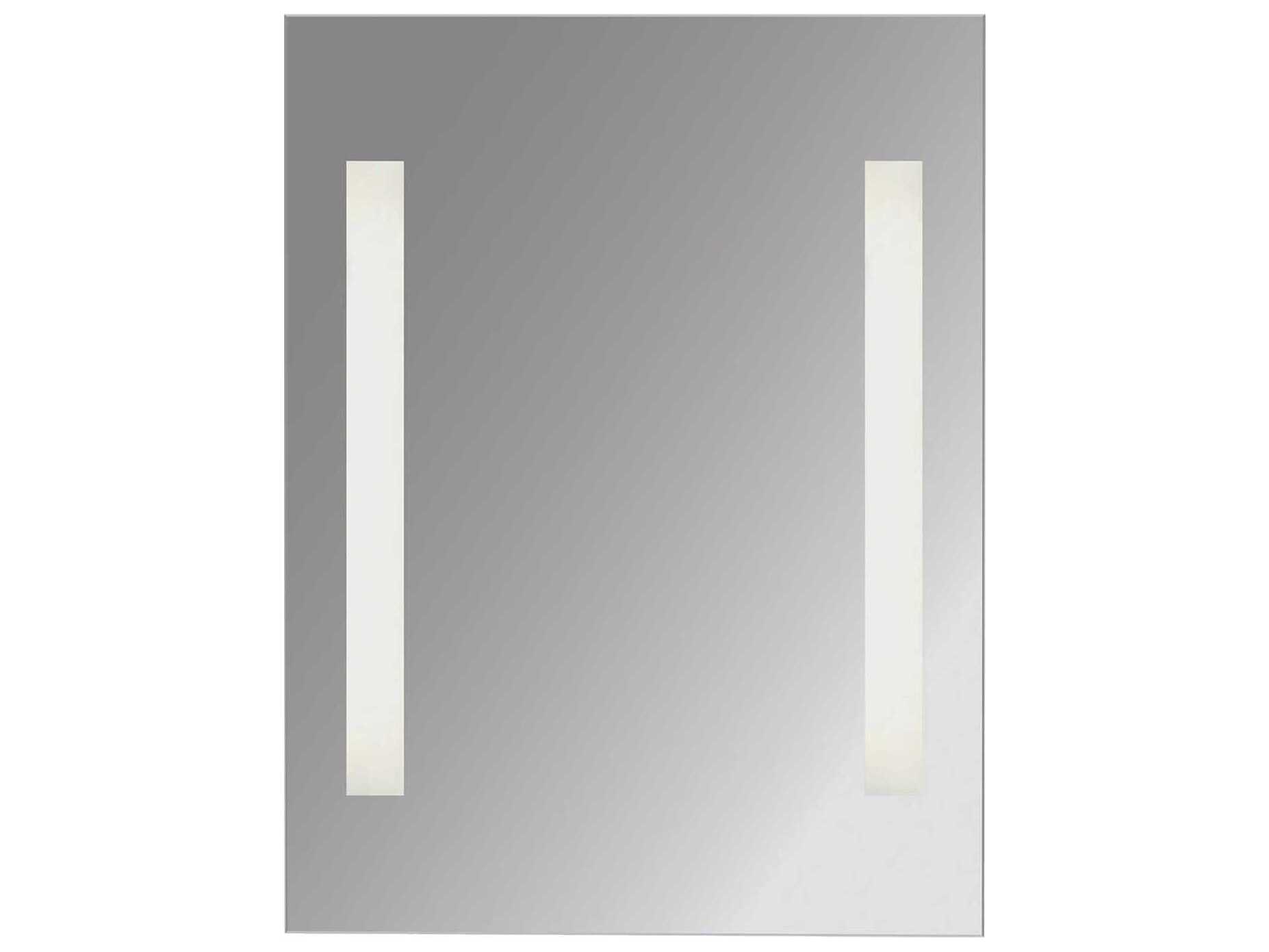 Visual Comfort Modern Reflection Rectangular Wall Mirror