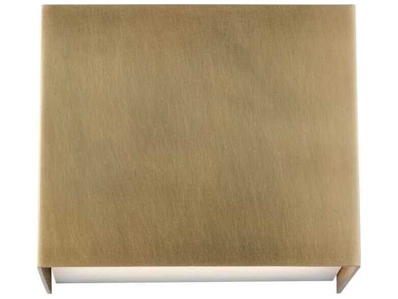 Visual Comfort Modern Brompton 1-Light Natural Brass Wall Sconce