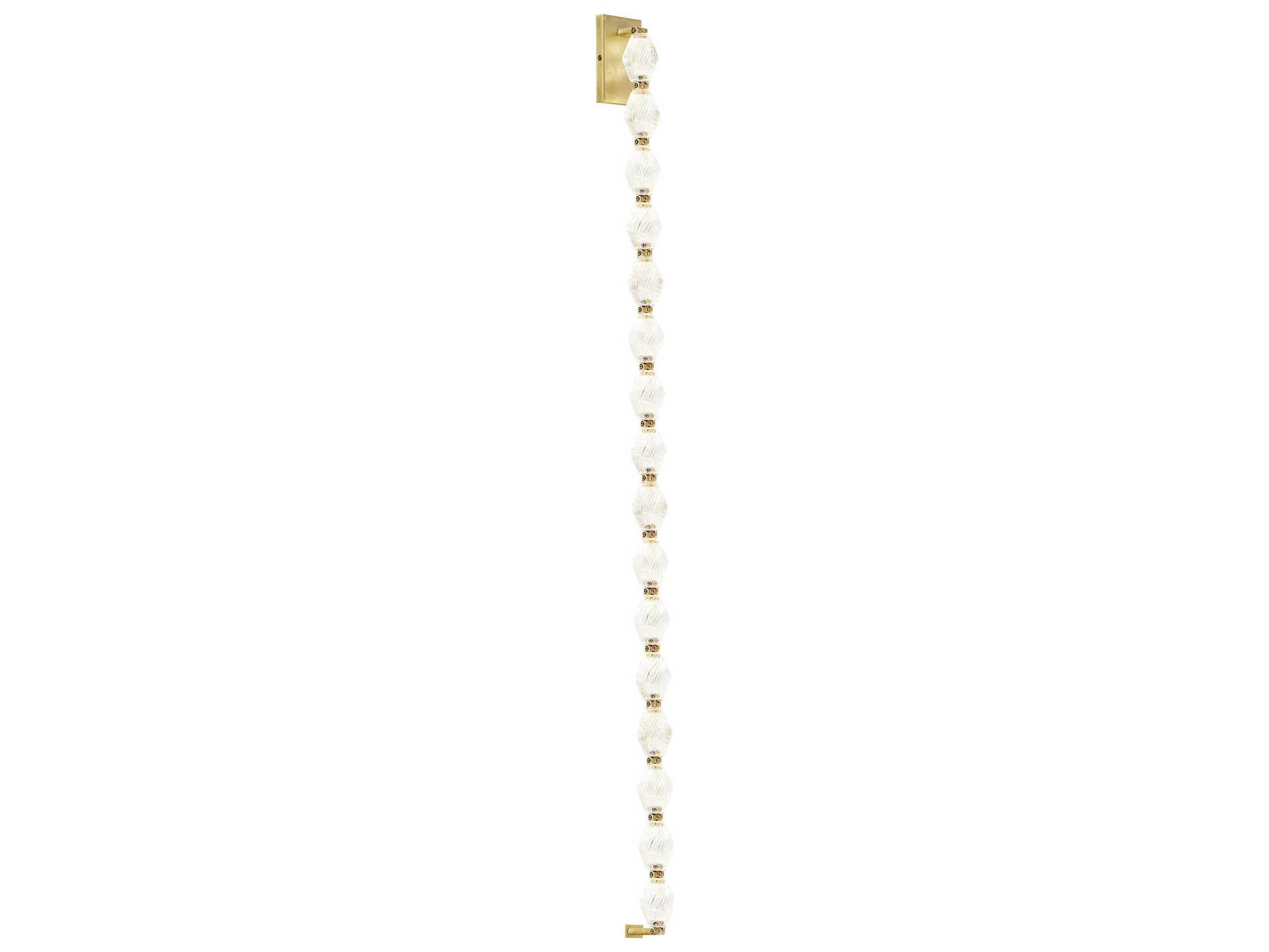 Visual Comfort Modern Collier 1-Light Natural Brass Wall Sconce