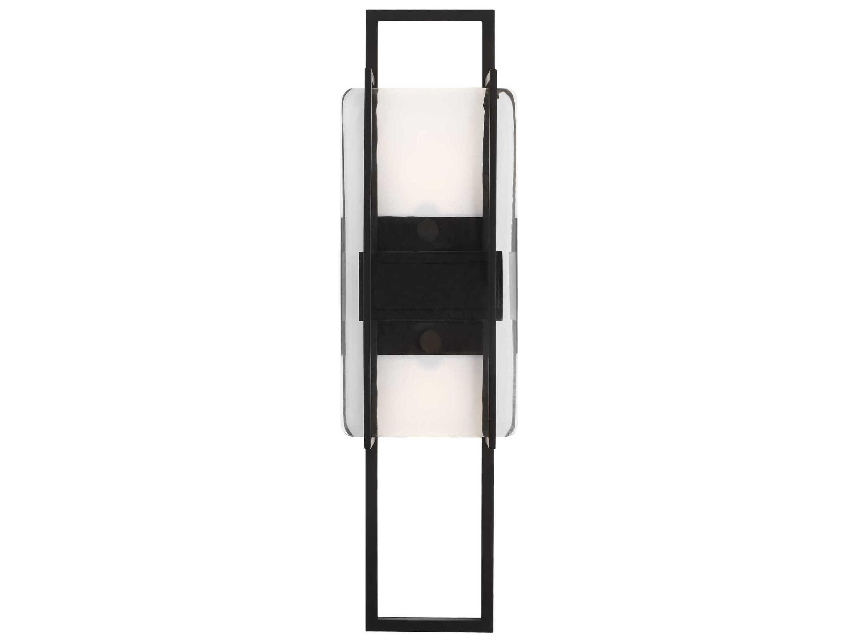 Visual Comfort Modern Duelle 1-Light Nightshade Black Wall Sconce