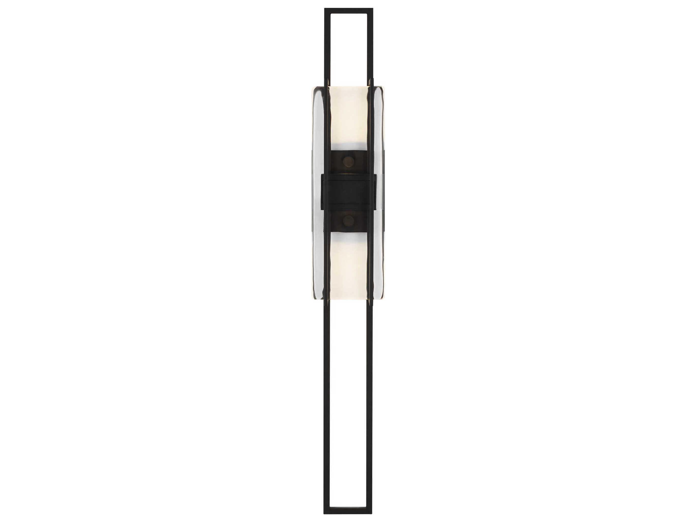 Visual Comfort Modern Duelle 1-Light Nightshade Black Wall Sconce