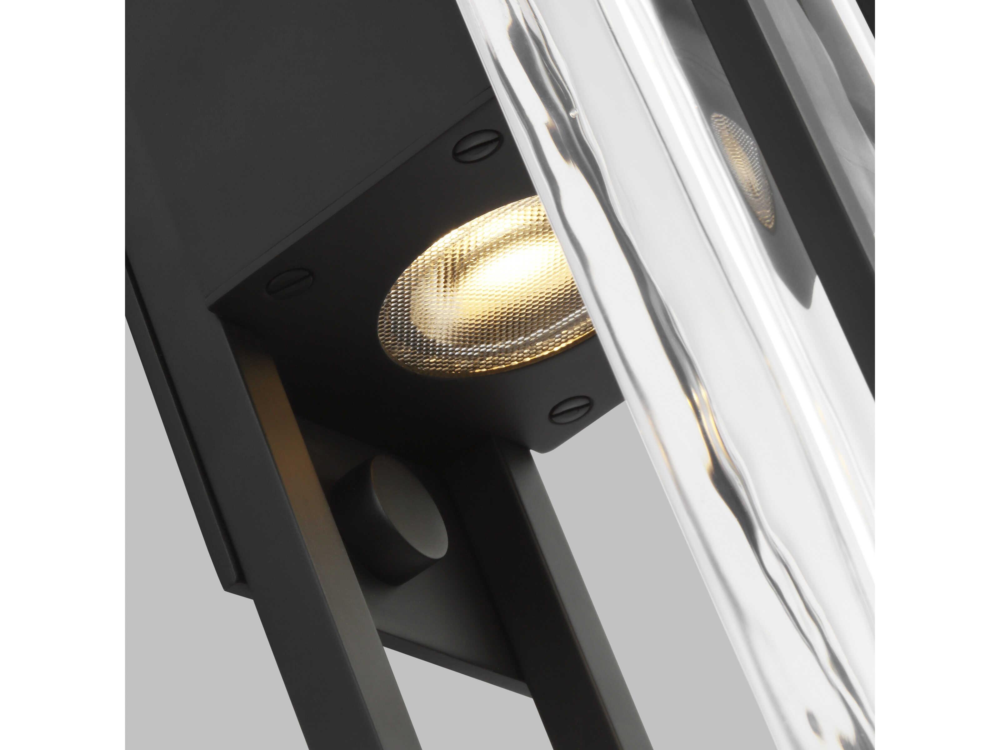 Visual Comfort Modern Duelle 1-Light Nightshade Black Wall Sconce