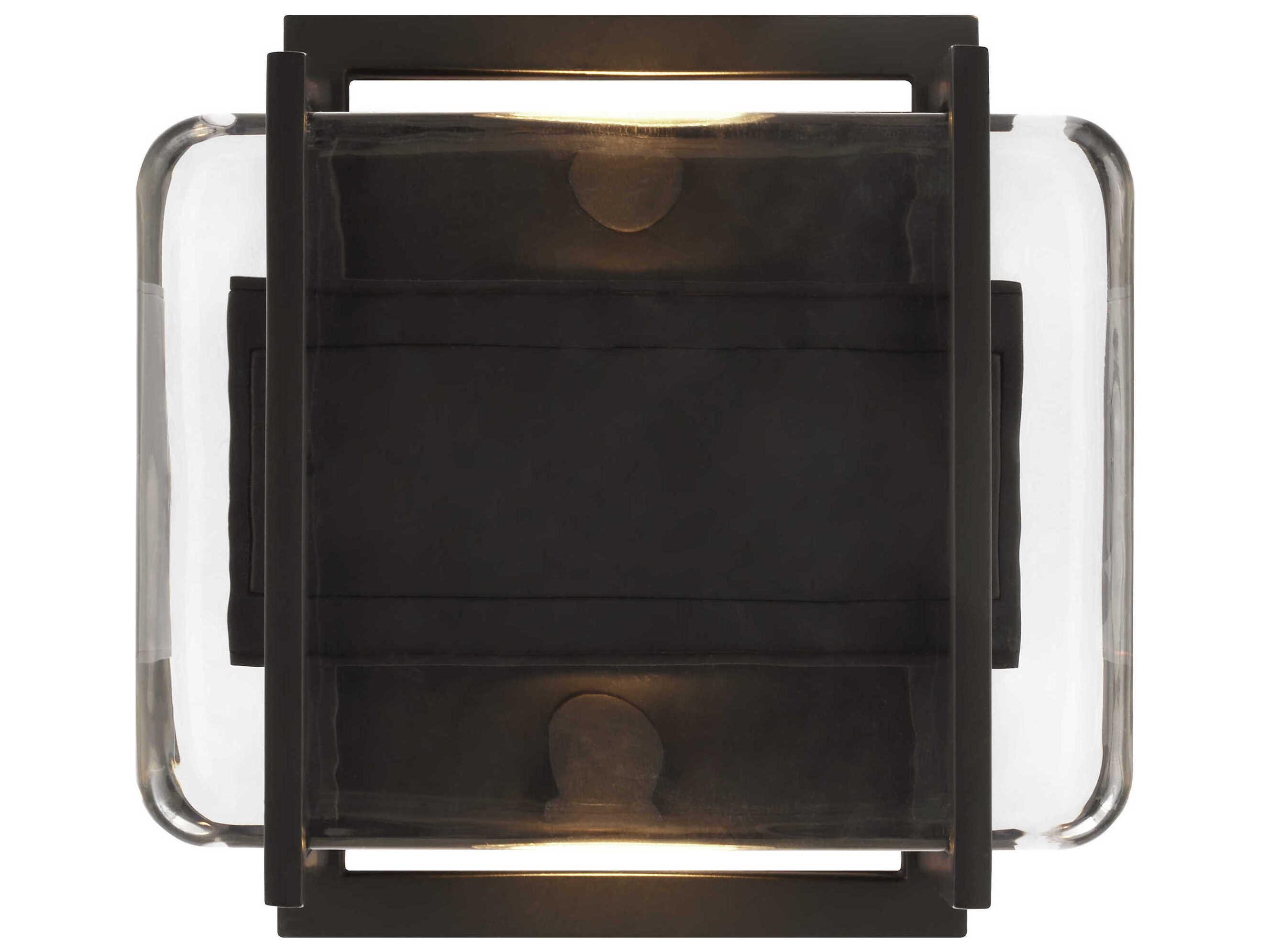 Visual Comfort Modern Duelle 1-Light Nightshade Black Wall Sconce
