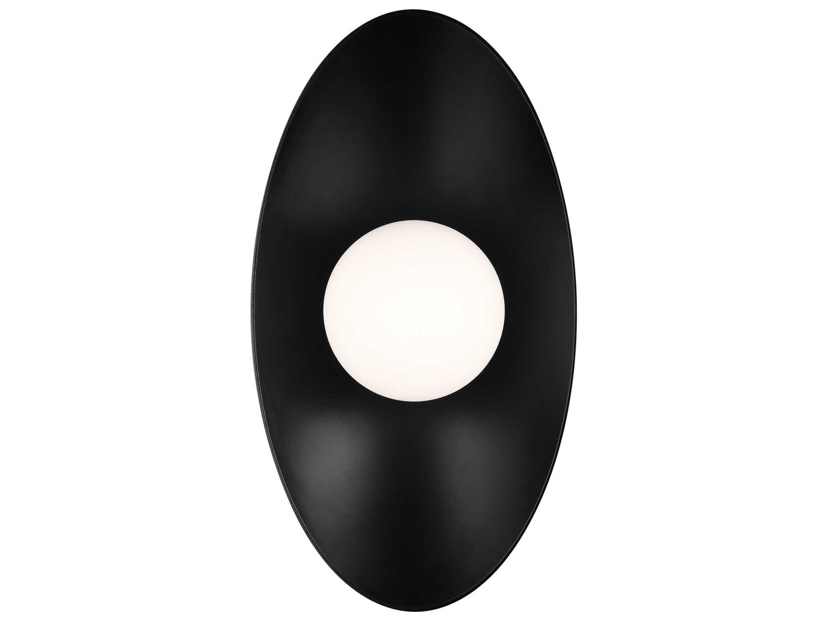 Visual Comfort Modern Joni 1-Light Matte Black Wall Sconce
