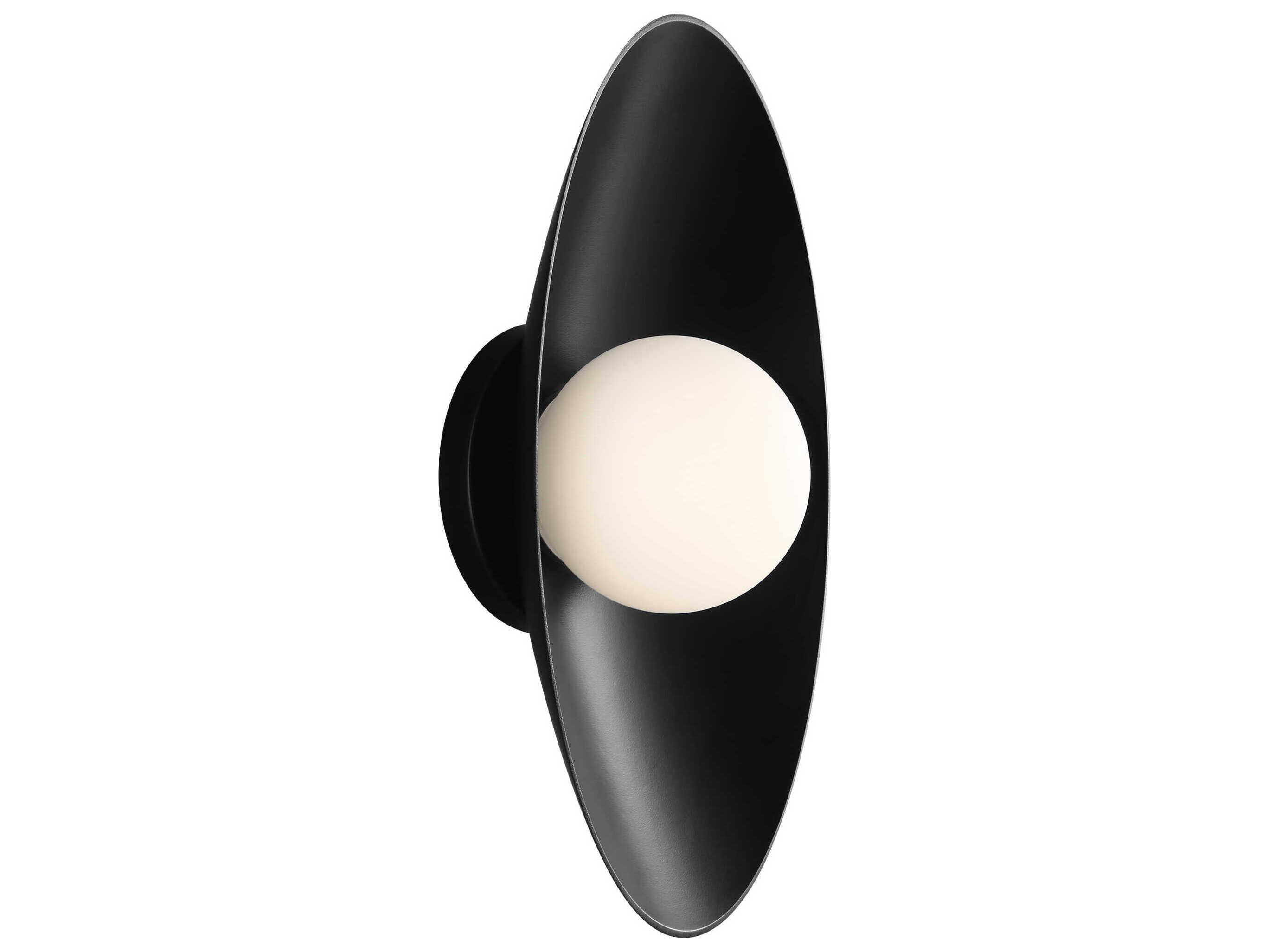 Visual Comfort Modern Joni 1-Light Matte Black Wall Sconce