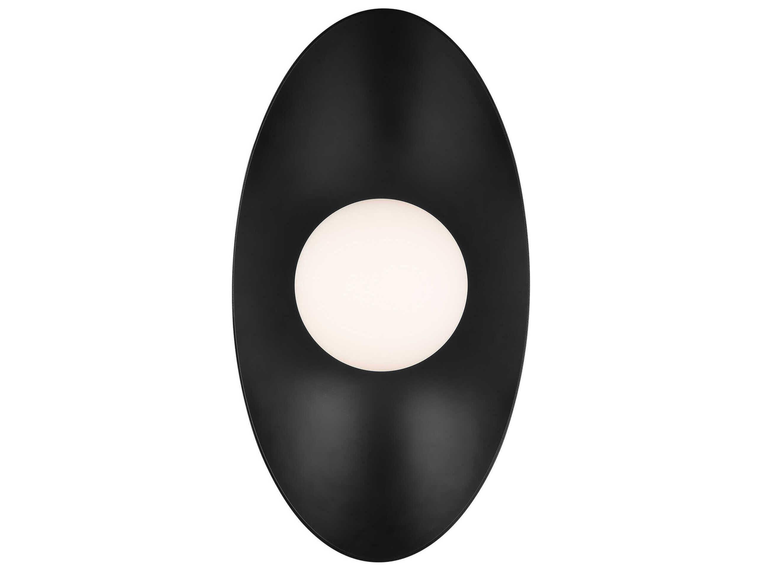 Visual Comfort Modern Joni 1-Light Matte Black Wall Sconce