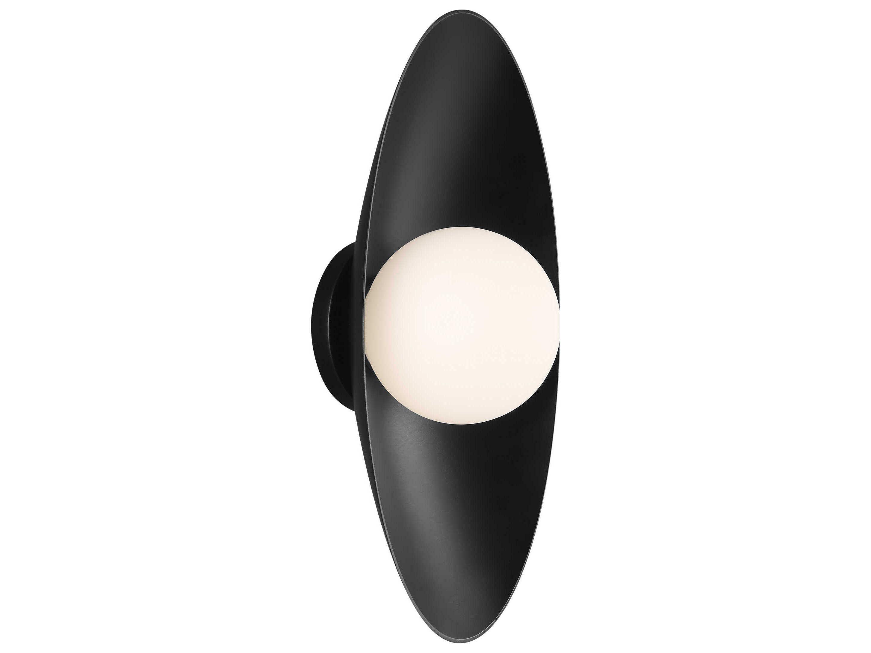 Visual Comfort Modern Joni 1-Light Matte Black Wall Sconce