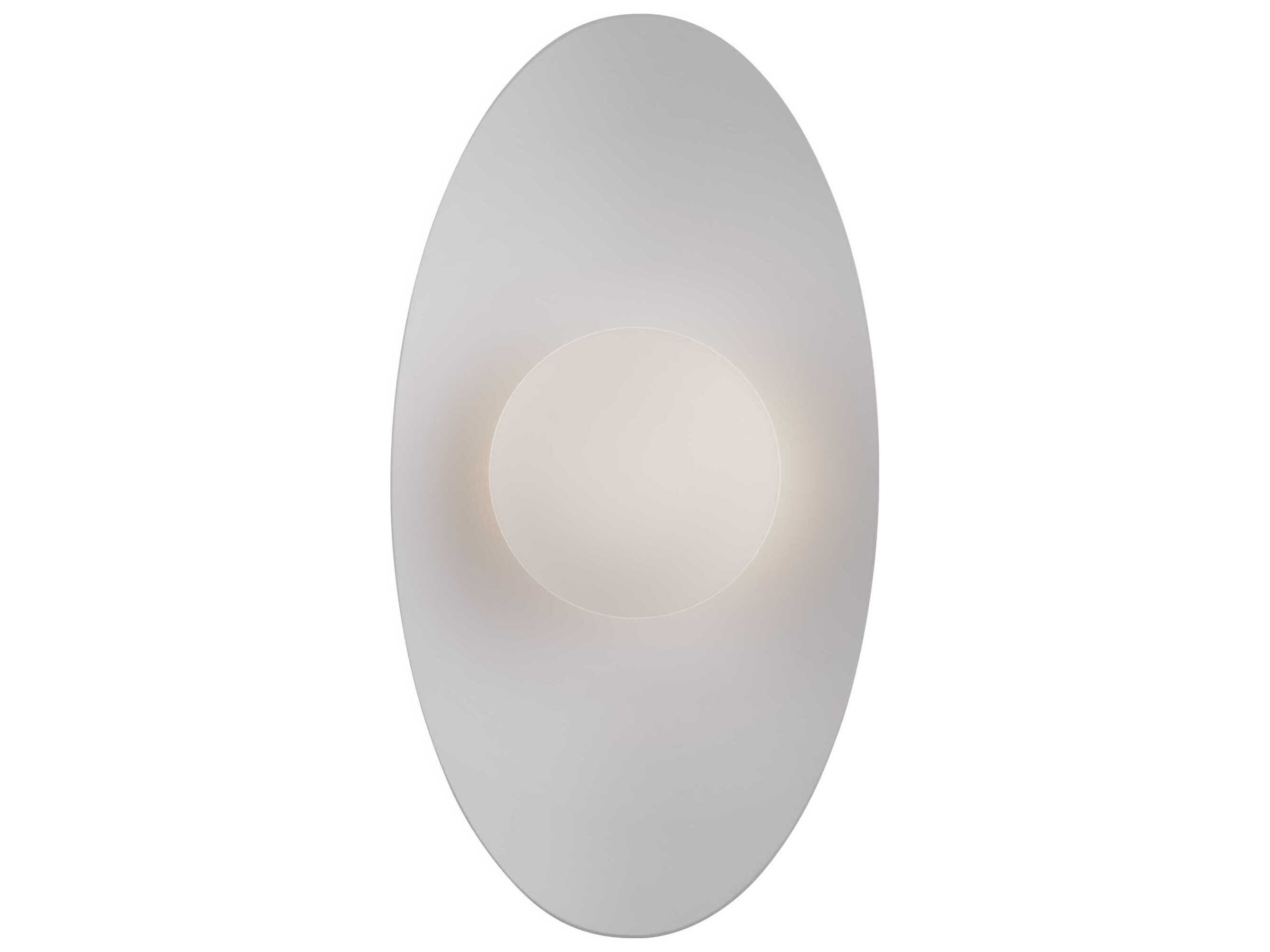 Visual Comfort Modern Joni 1-Light Matte Black White Wall Sconce