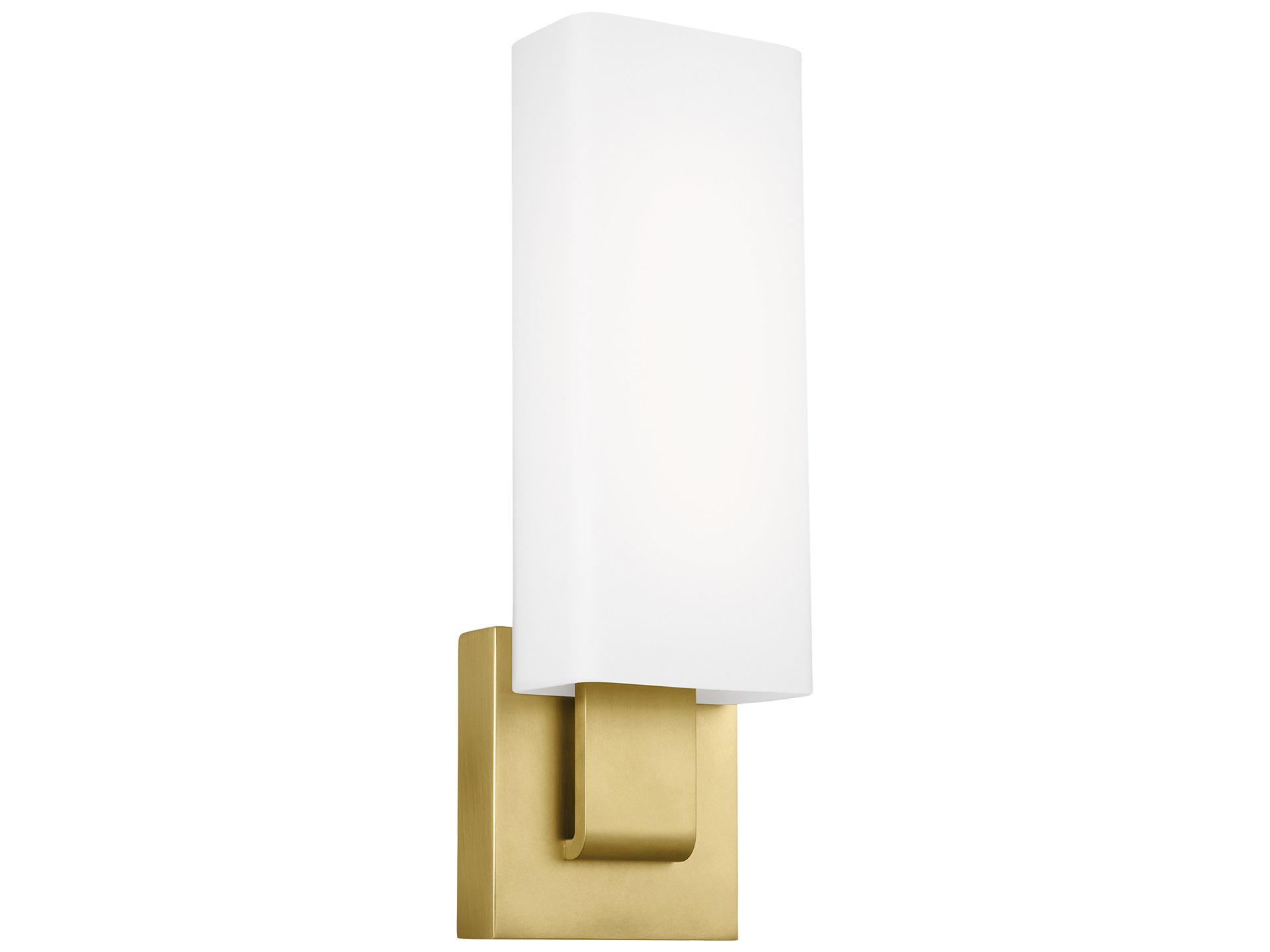 Visual Comfort Modern Kisdon 1-Light Natural Brass Wall Sconce