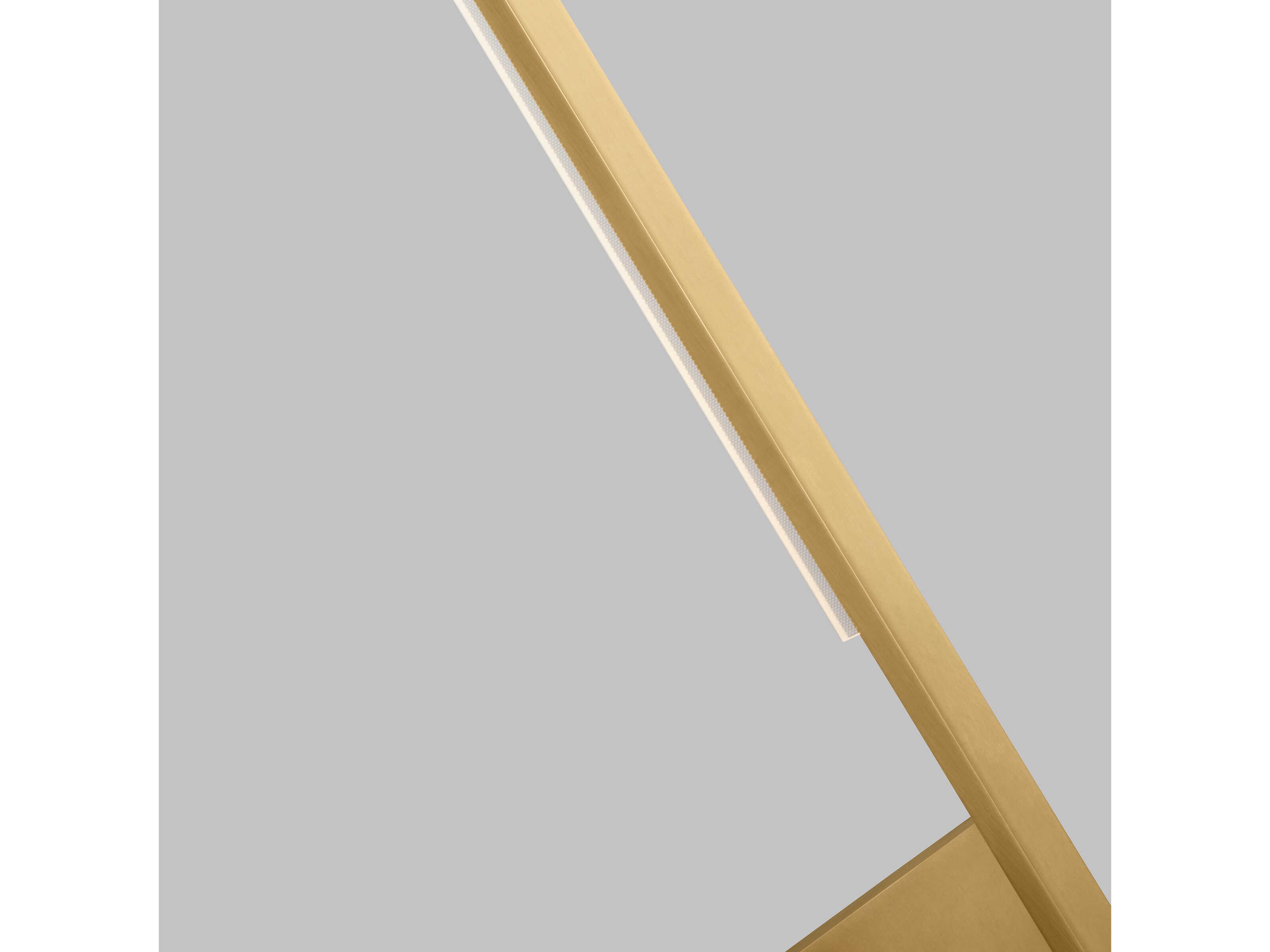 Visual Comfort Modern Klee 1-Light Natural Brass Wall Sconce