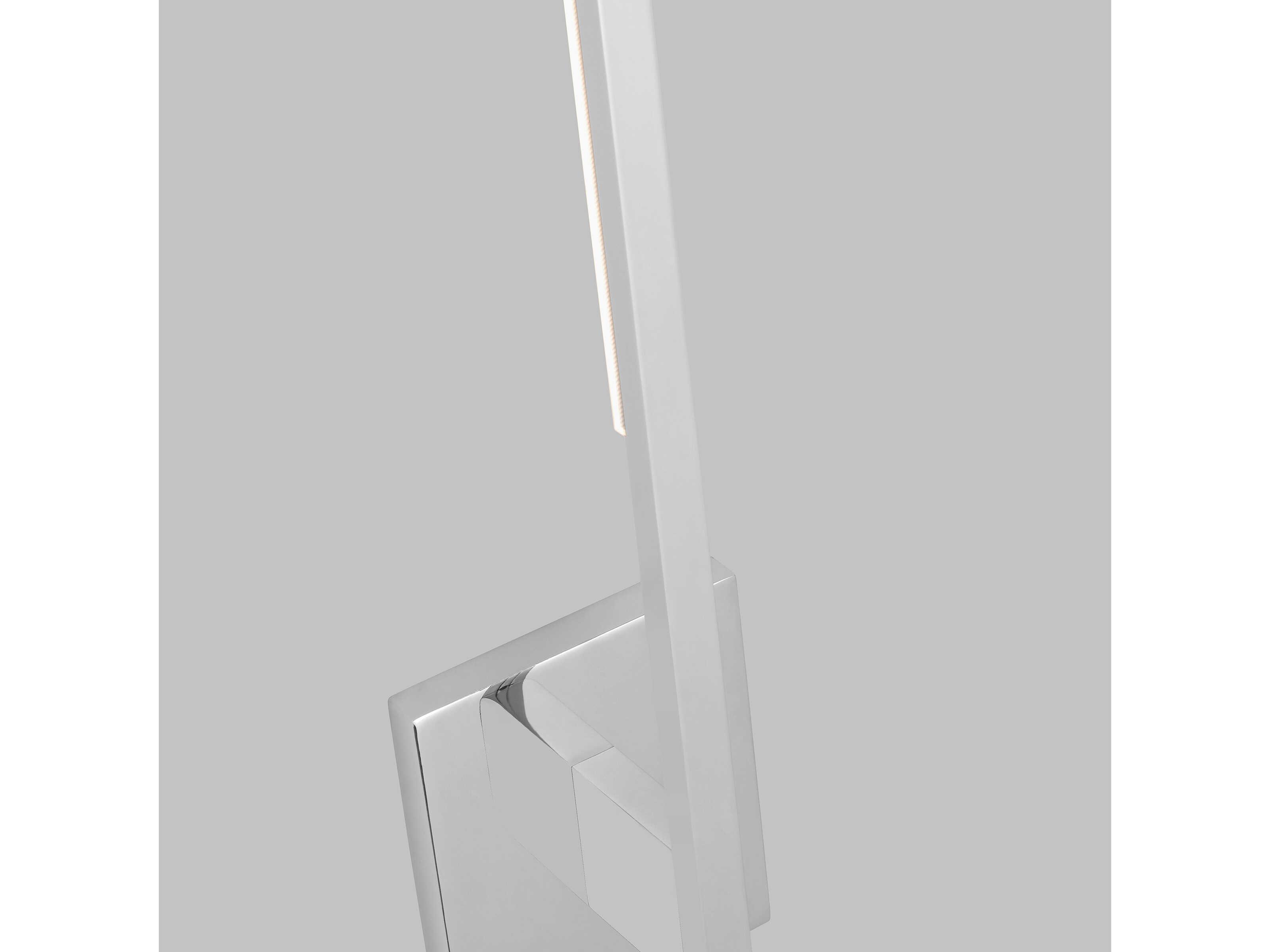 Visual Comfort Modern Klee 1-Light Polished Nickel Wall Sconce