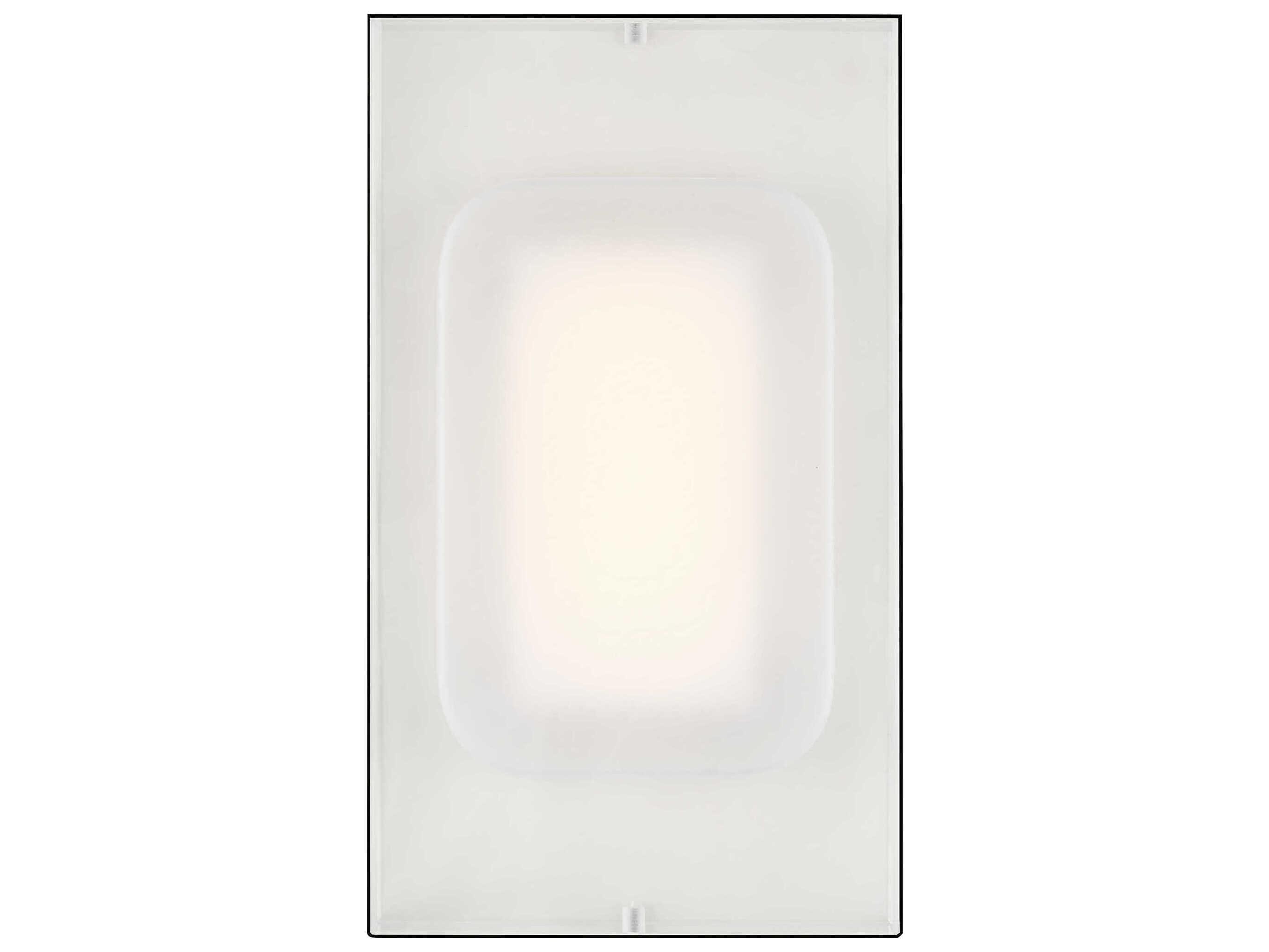 Visual Comfort Modern Milley 1-Light Nightshade Black Wall Sconce