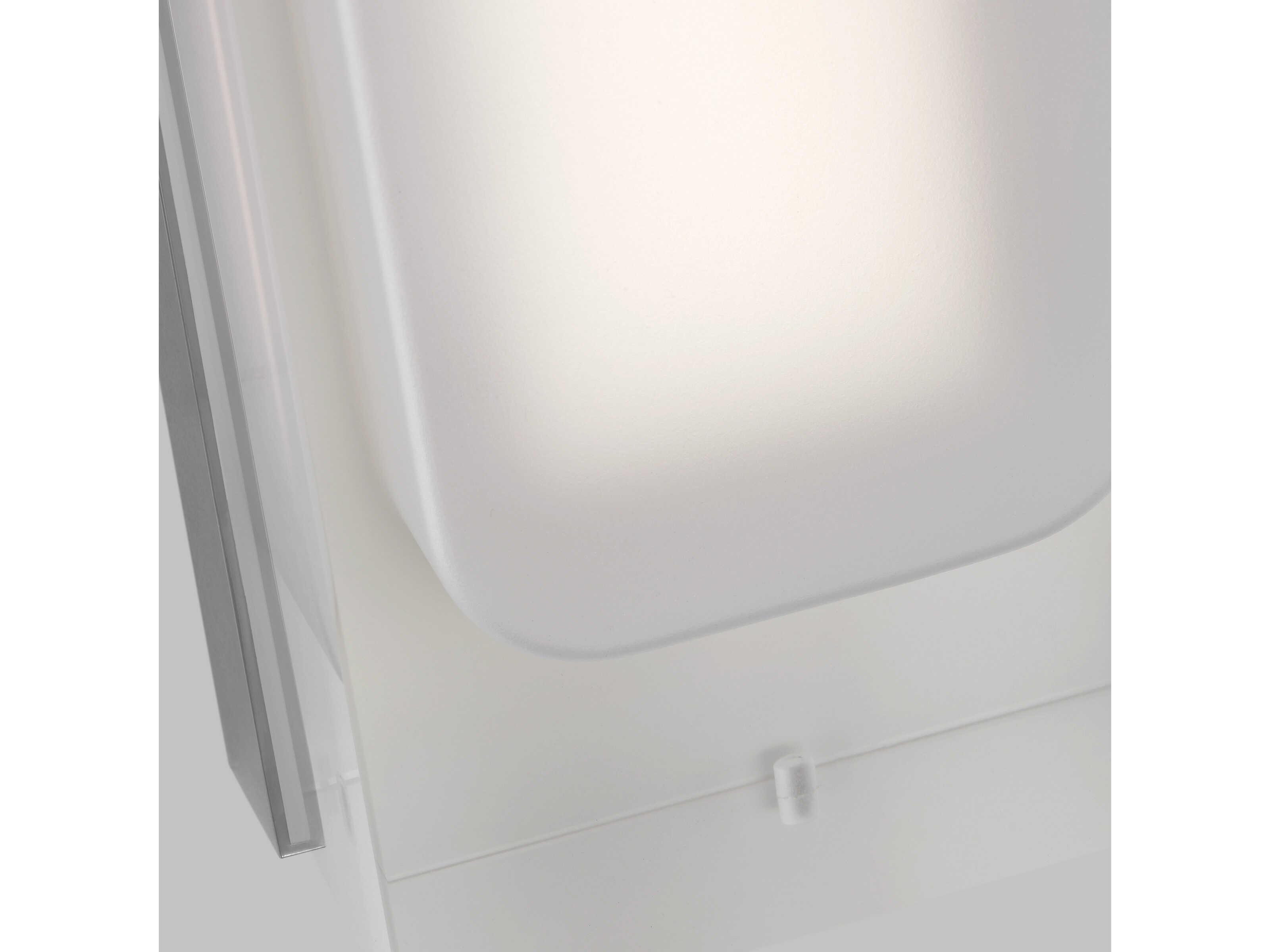 Visual Comfort Modern Milley 1-Light Polished Nickel Wall Sconce