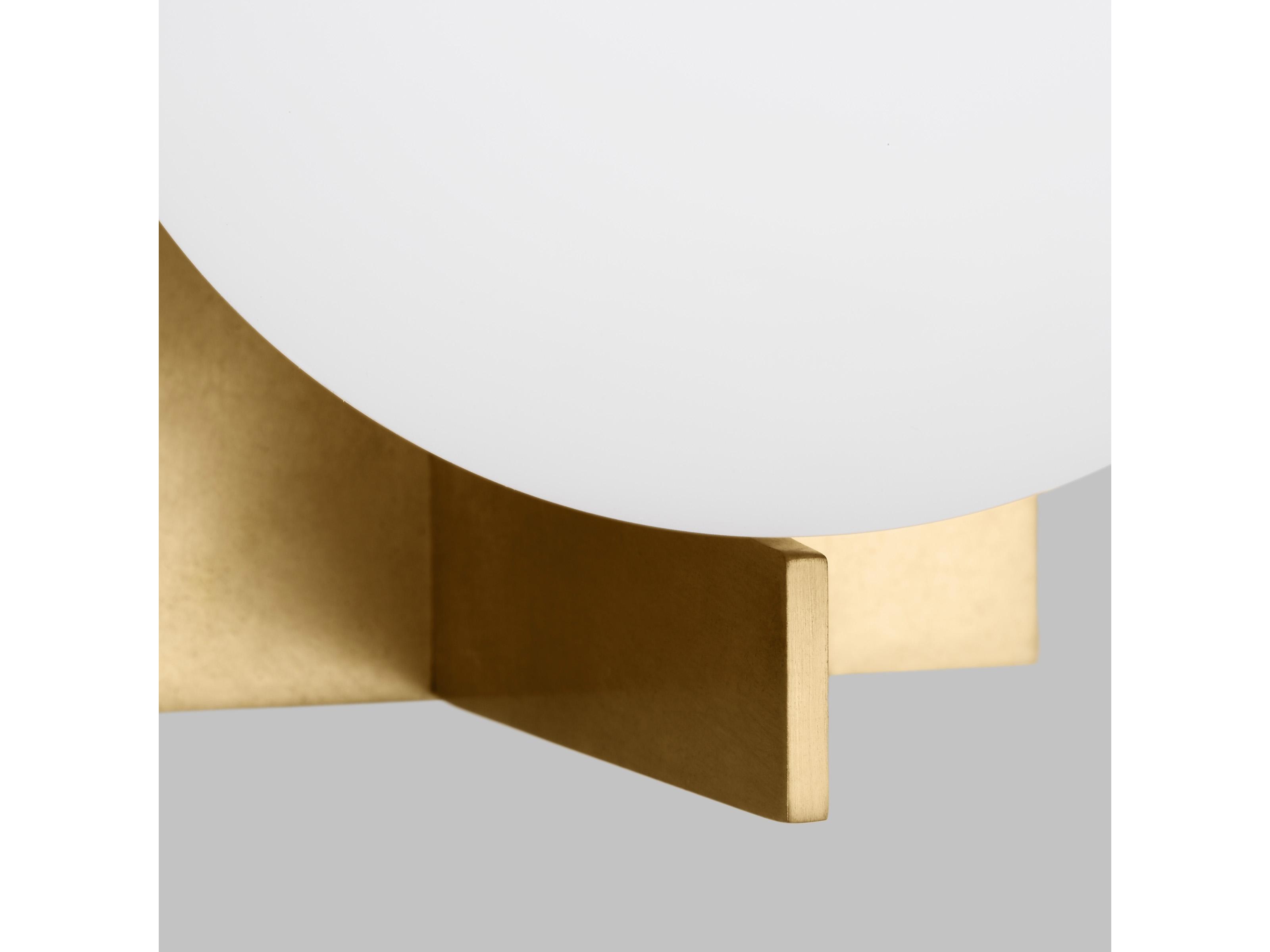 Visual Comfort Modern Orbel 1-Light Hand Rubbed Antique Brass Wall Sconce