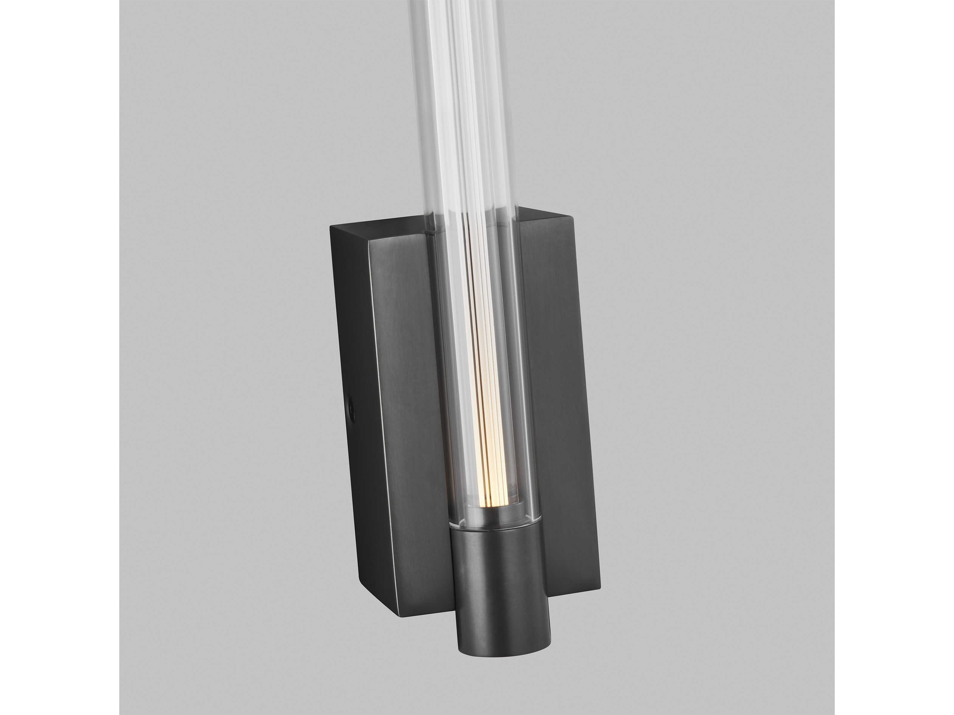 Visual Comfort Modern Phobos 1-Light Dark Bronze Wall Sconce