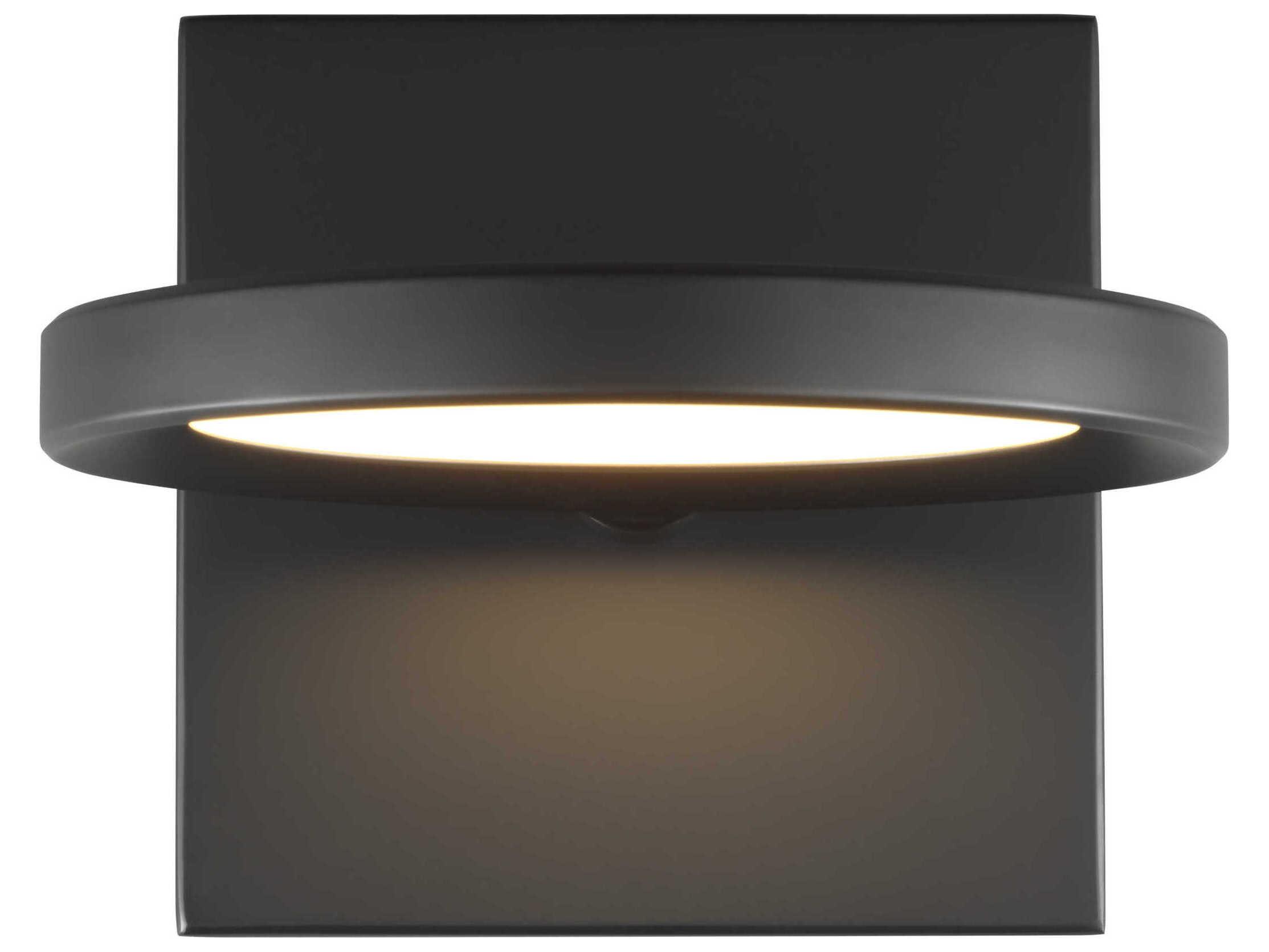 Visual Comfort Modern Spectica 1-Light Matte Black Wall Sconce