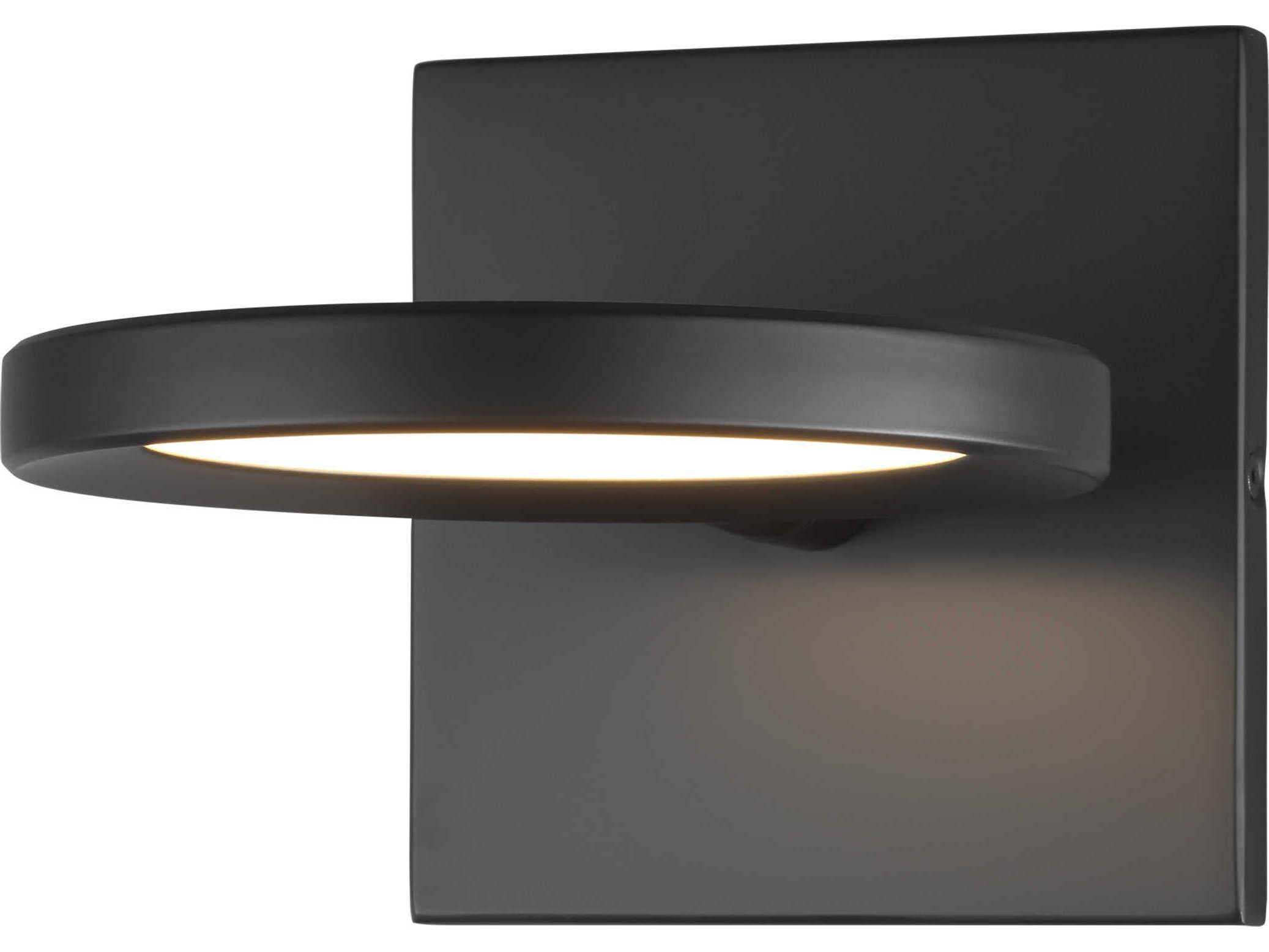 Visual Comfort Modern Spectica 1-Light Matte Black Wall Sconce