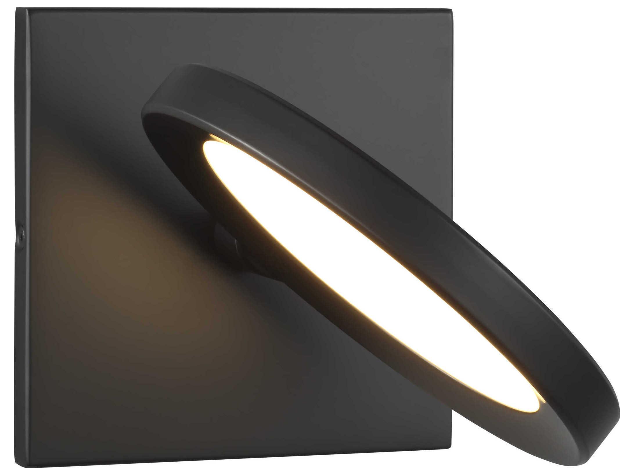 Visual Comfort Modern Spectica 1-Light Matte Black Wall Sconce