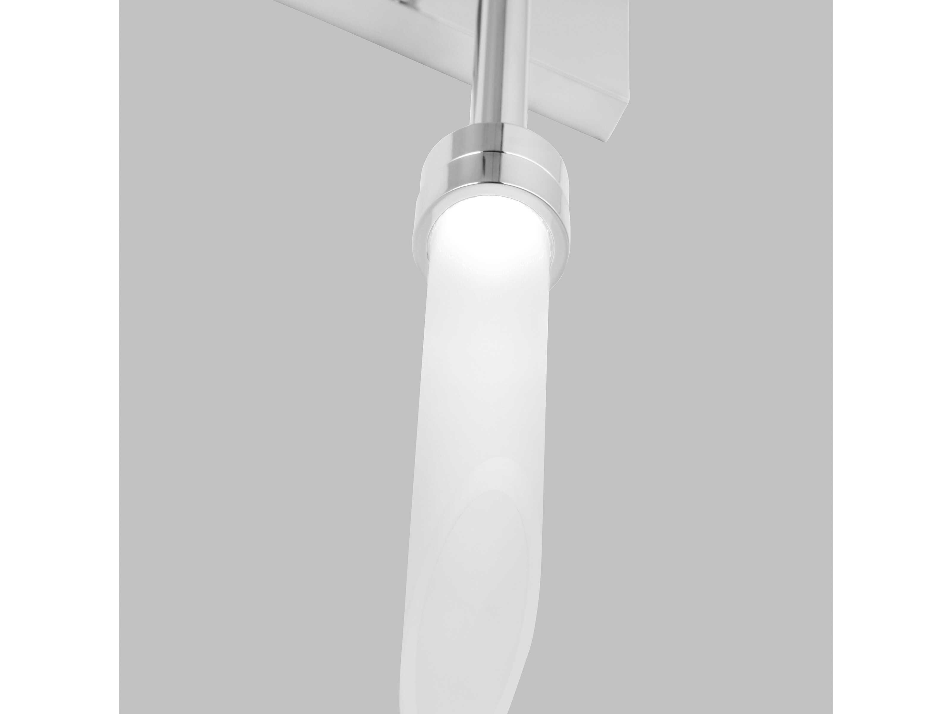 Visual Comfort Modern Spur 2-Light Polished Nickel Wall Sconce