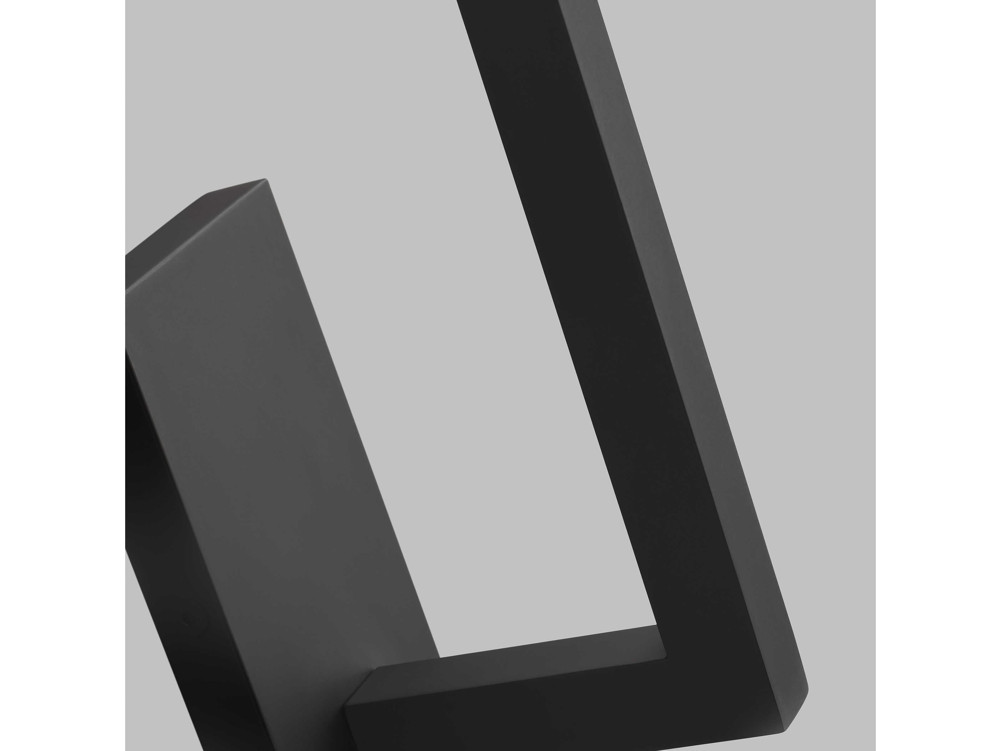 Visual Comfort Modern Stagger 1-Light Nightshade Black Wall Sconce