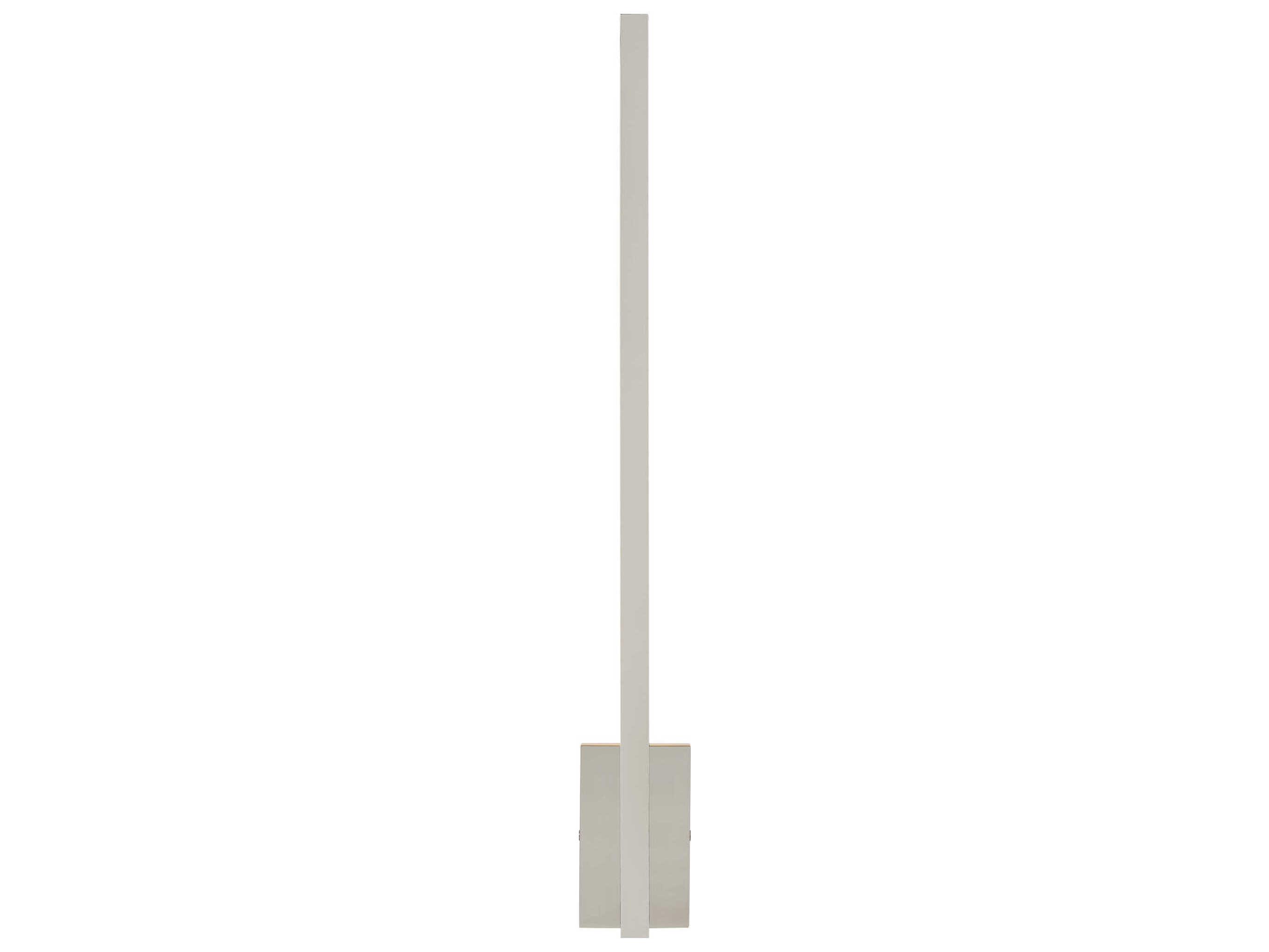 Visual Comfort Modern Stagger 1-Light Polished Nickel Wall Sconce