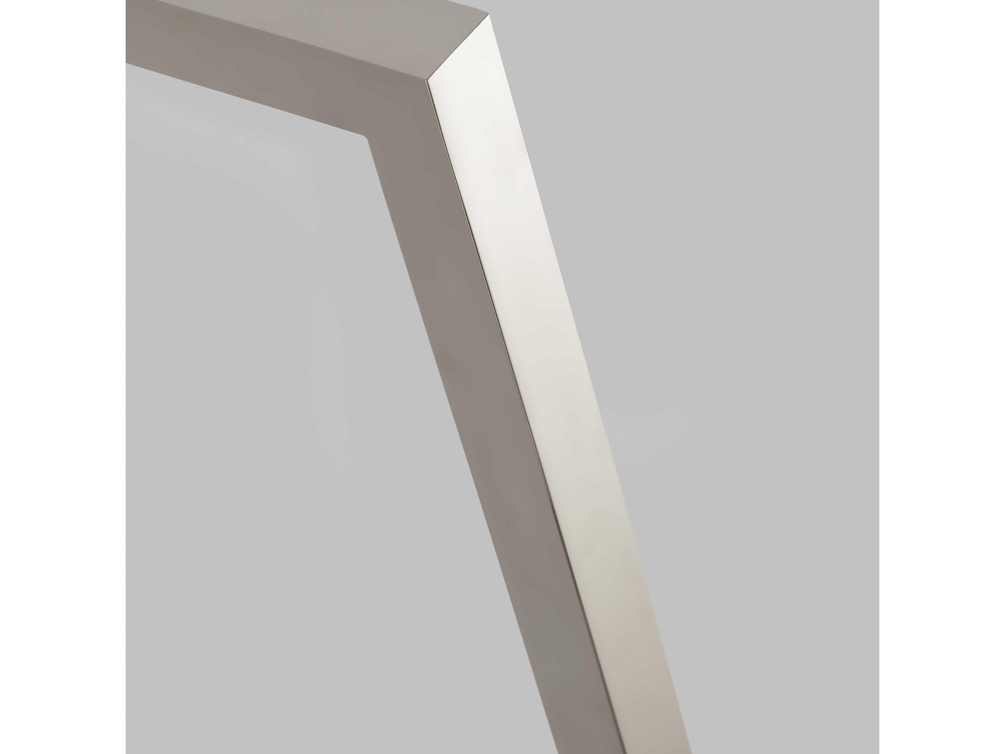Visual Comfort Modern Stagger 1-Light Polished Nickel Wall Sconce