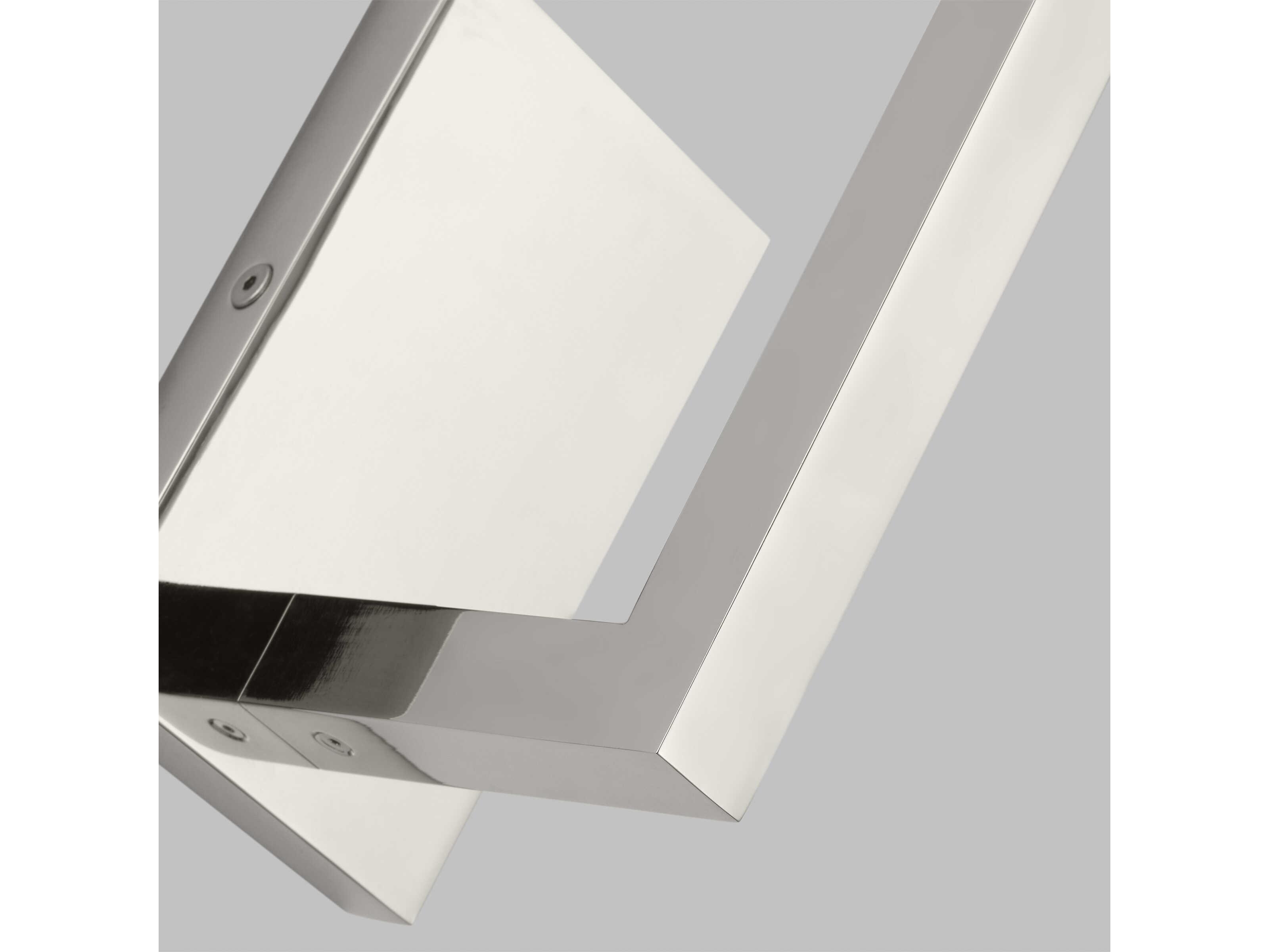 Visual Comfort Modern Stagger 1-Light Polished Nickel Wall Sconce